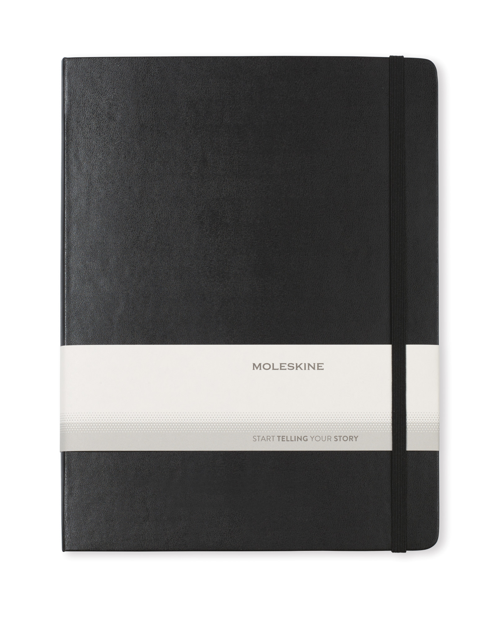 Picture of Moleskine Hard Cover X-Large Double Layout Notebook - Black