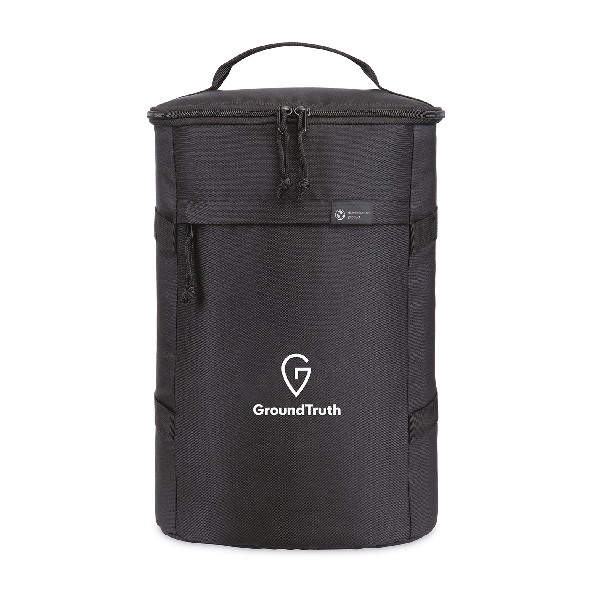 Picture of Renew Recycled rPET Backpack Cooler - AWARE - Black