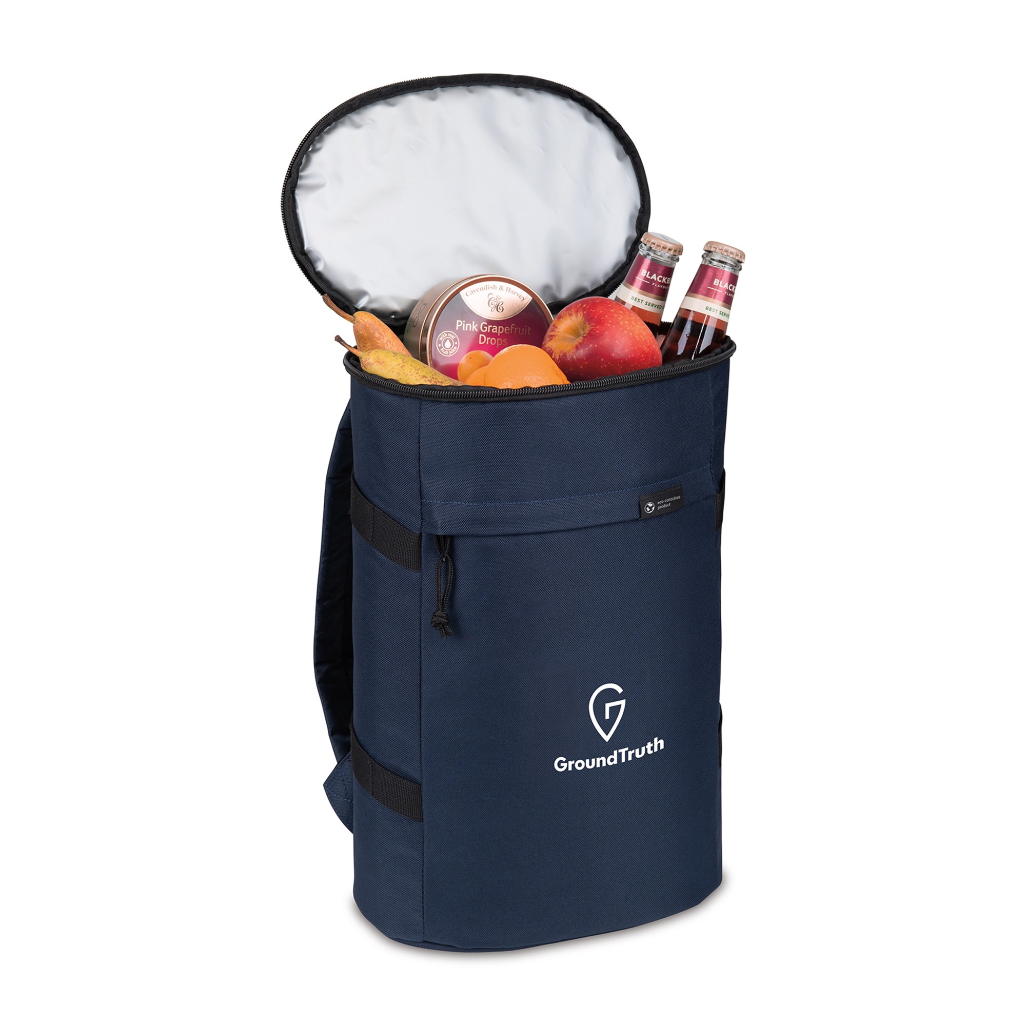 Picture of Renew Recycled rPET Backpack Cooler - AWARE - Navy