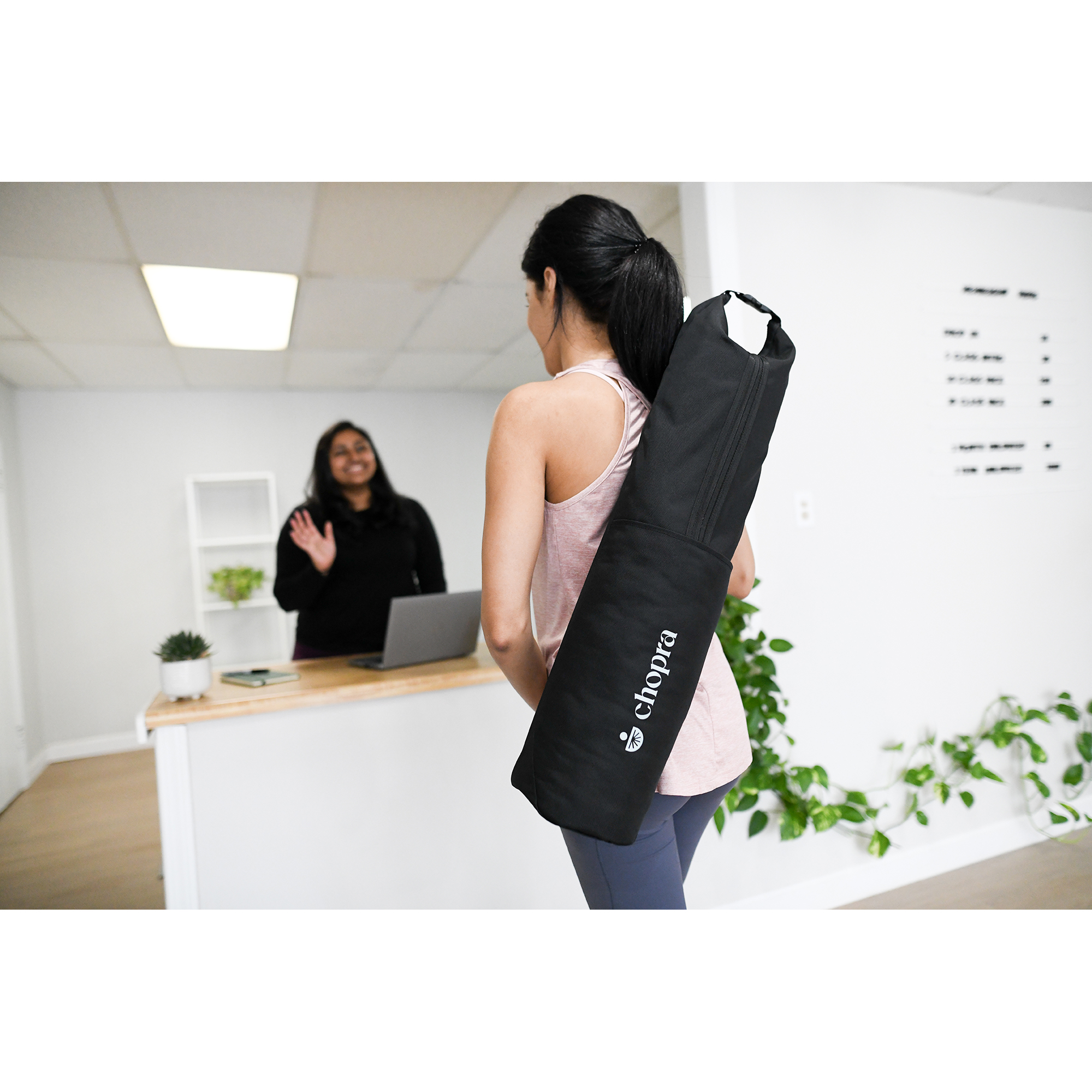 Picture of Restore Recycled rPET Yoga Bag and Mat - Black