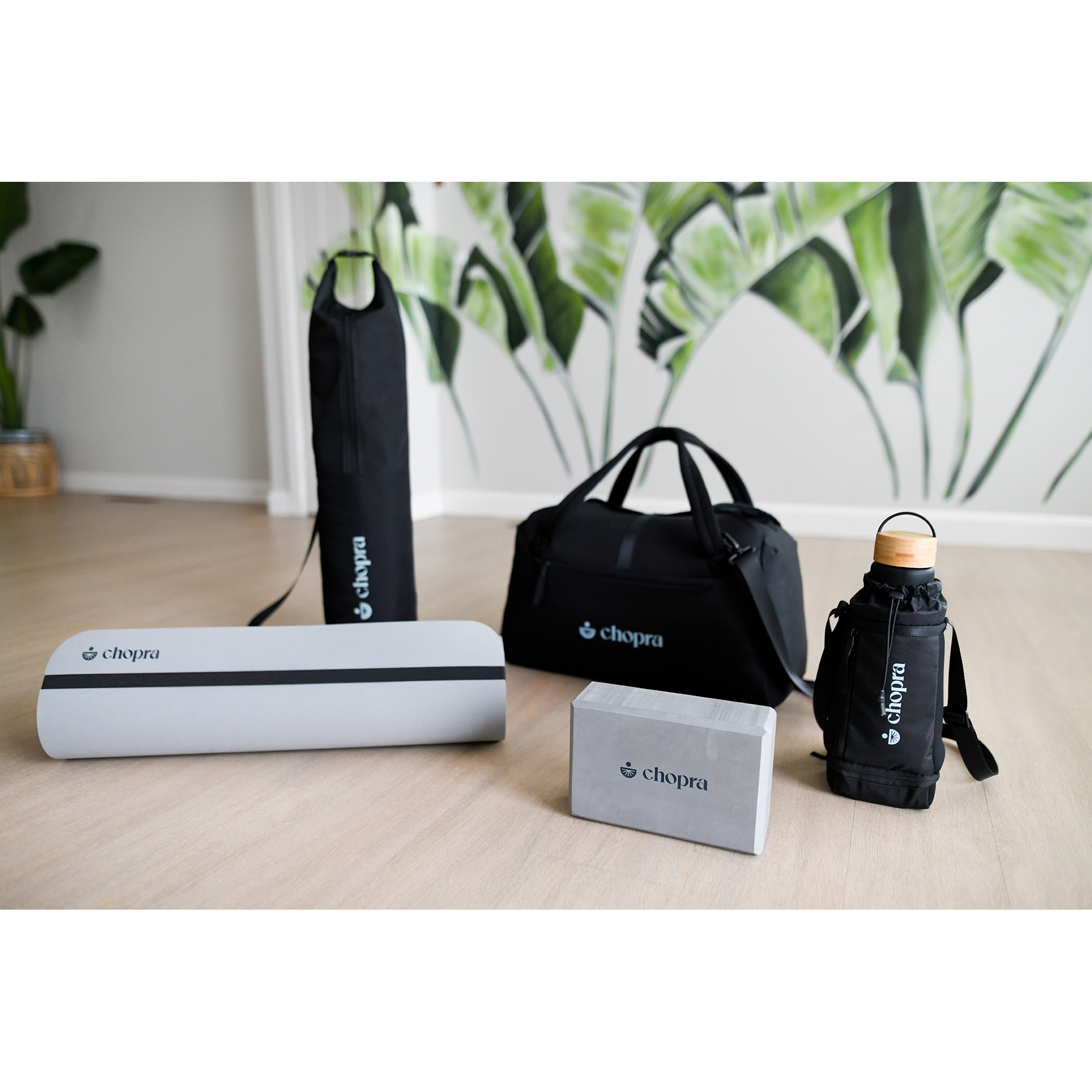 Picture of Restore Recycled rPET Yoga Bag and Mat - Black