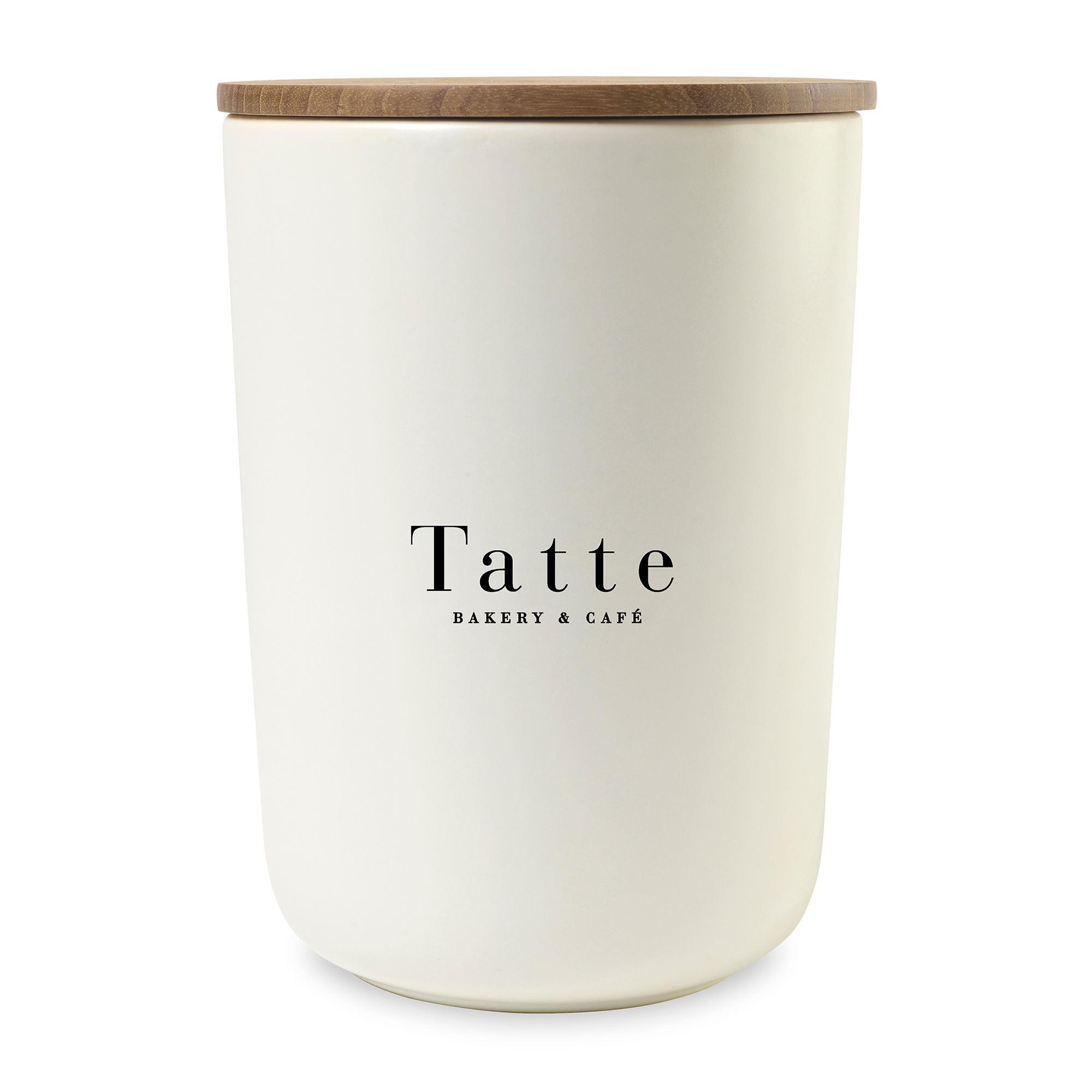 Picture of Be Home Brampton Stoneware Container - X-Large - White