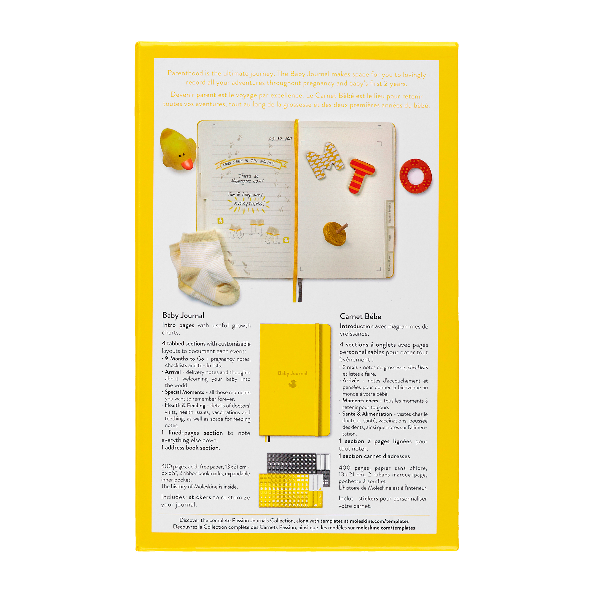 Picture of Moleskine Passion Journal - Baby - Golden Yellow