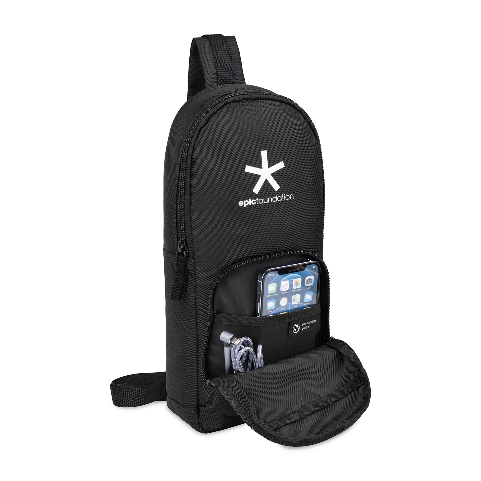 Picture of Repeat Recycled rPET Sling - Black