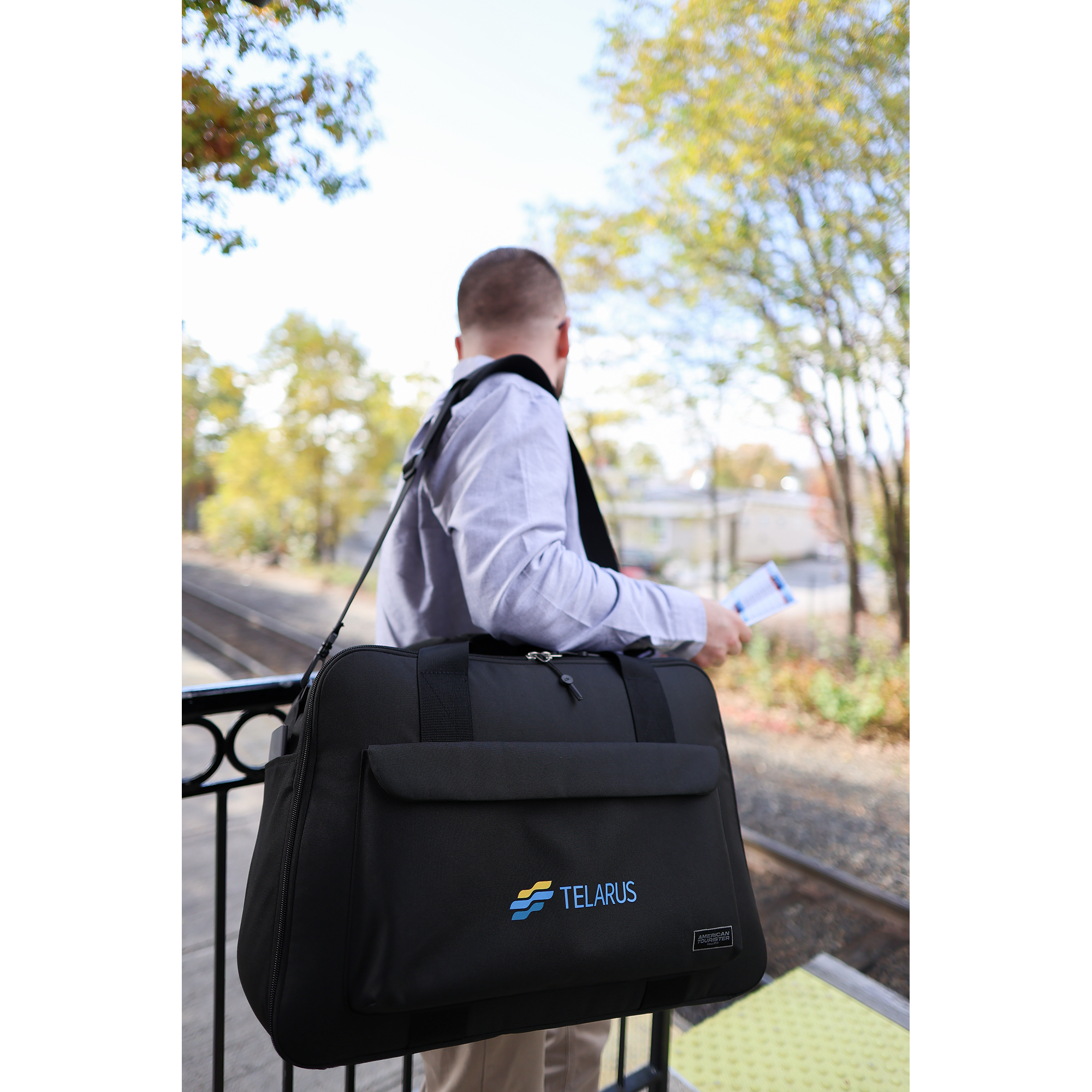 Picture of American Tourister Embark Recycled rPET Weekender - Black