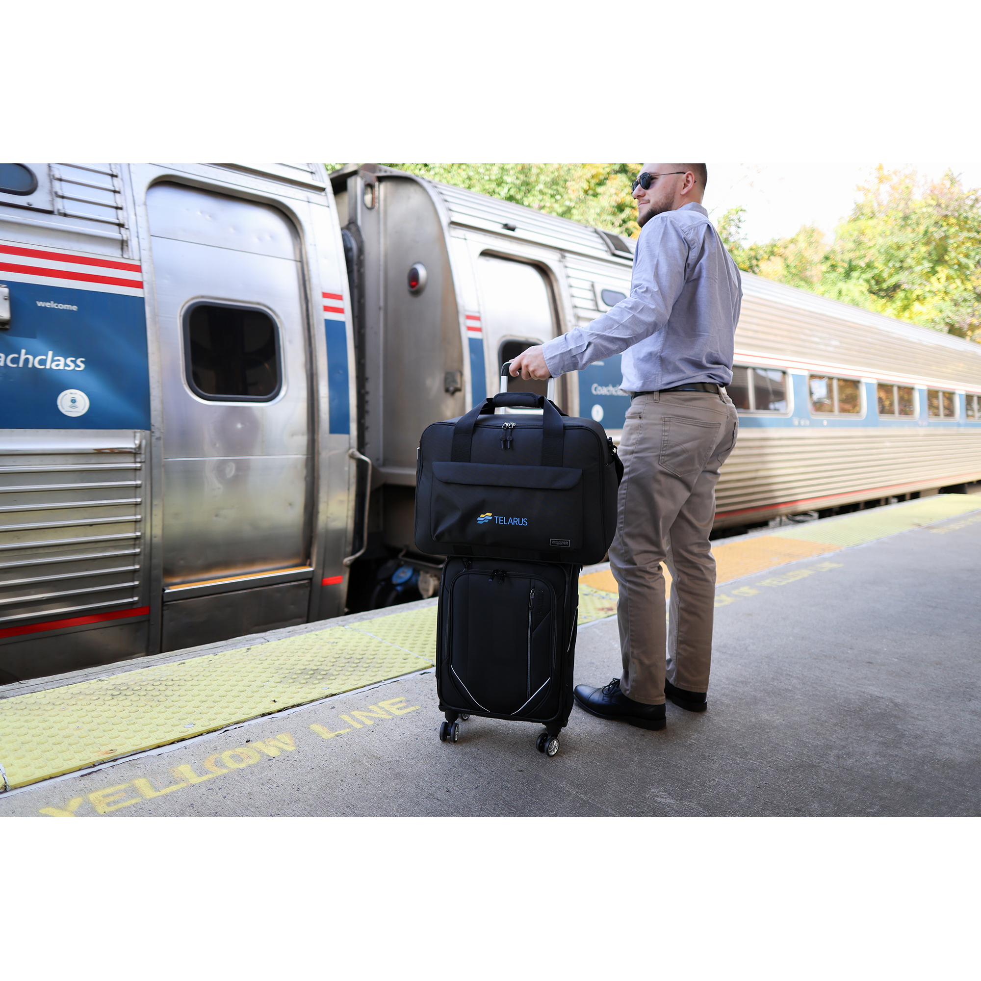 Picture of American Tourister Embark Recycled rPET Weekender - Black