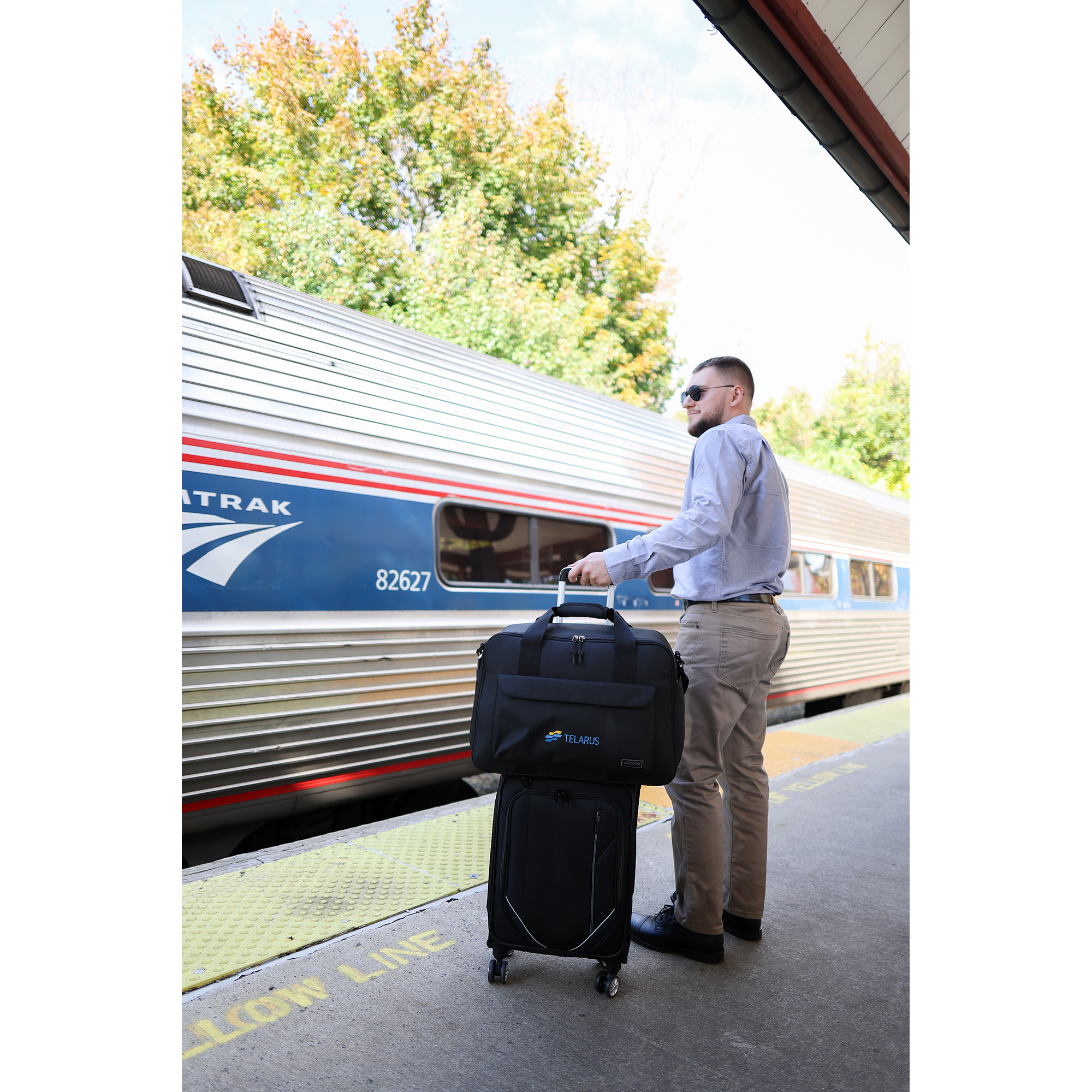 Picture of American Tourister Embark Recycled rPET Weekender - Black