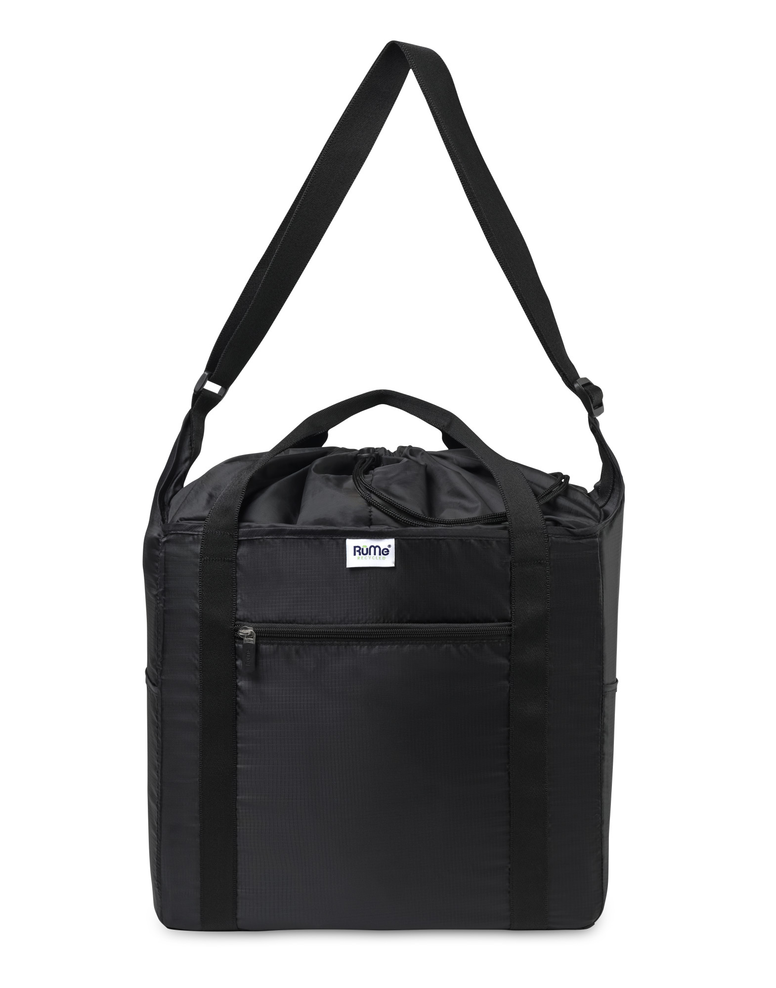 Picture of RuMe Recycled Ripstop rPET Cinch Tote - Black