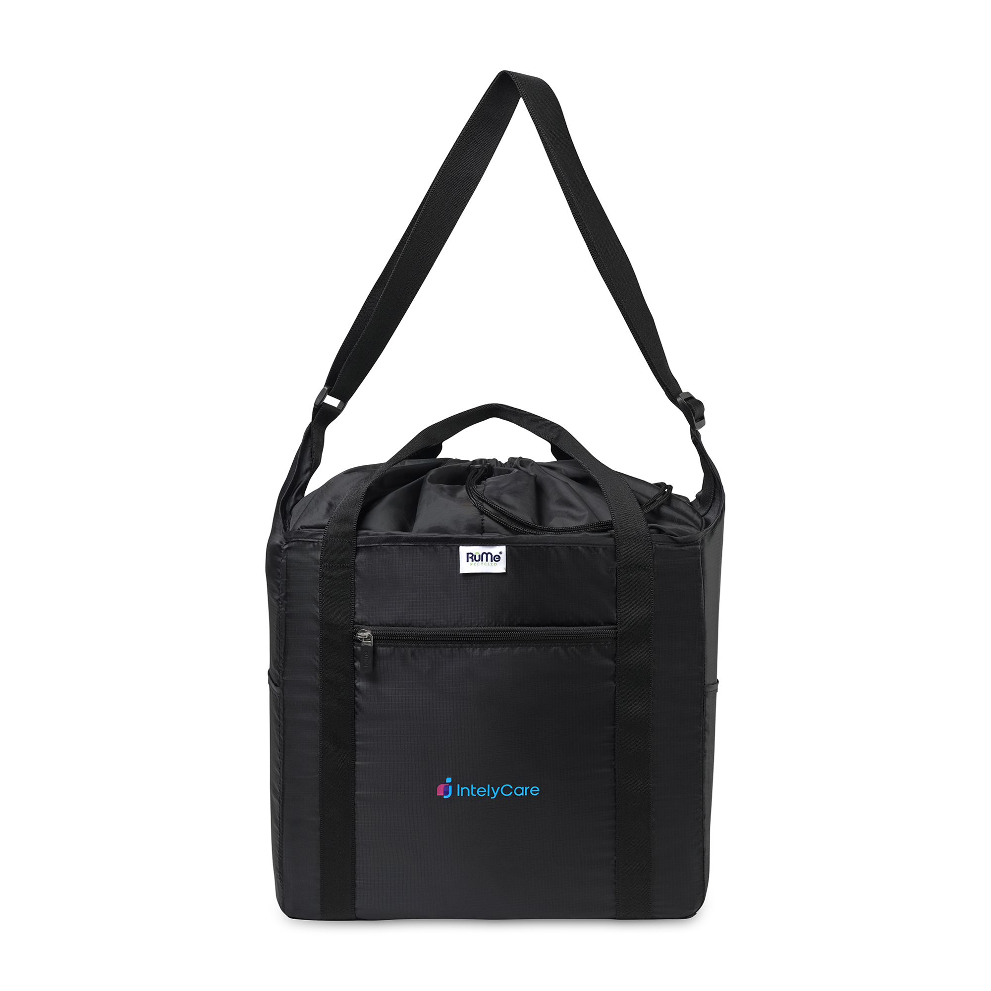 Picture of RuMe Recycled Ripstop rPET Cinch Tote - Black