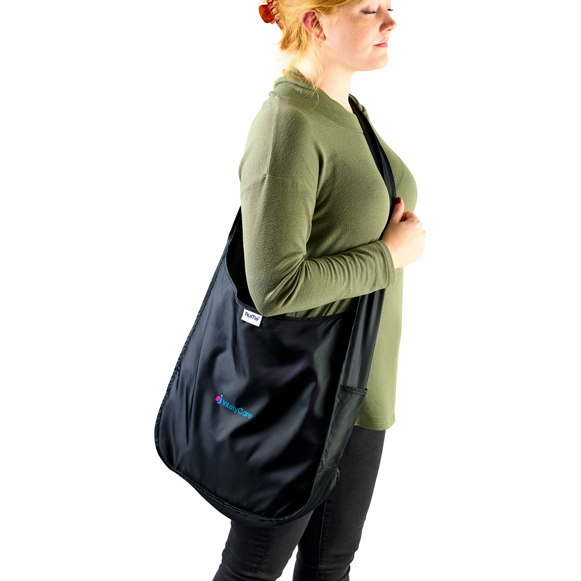 Picture of RuMe Recycled Ripstop rPET Crossbody Tote - Black