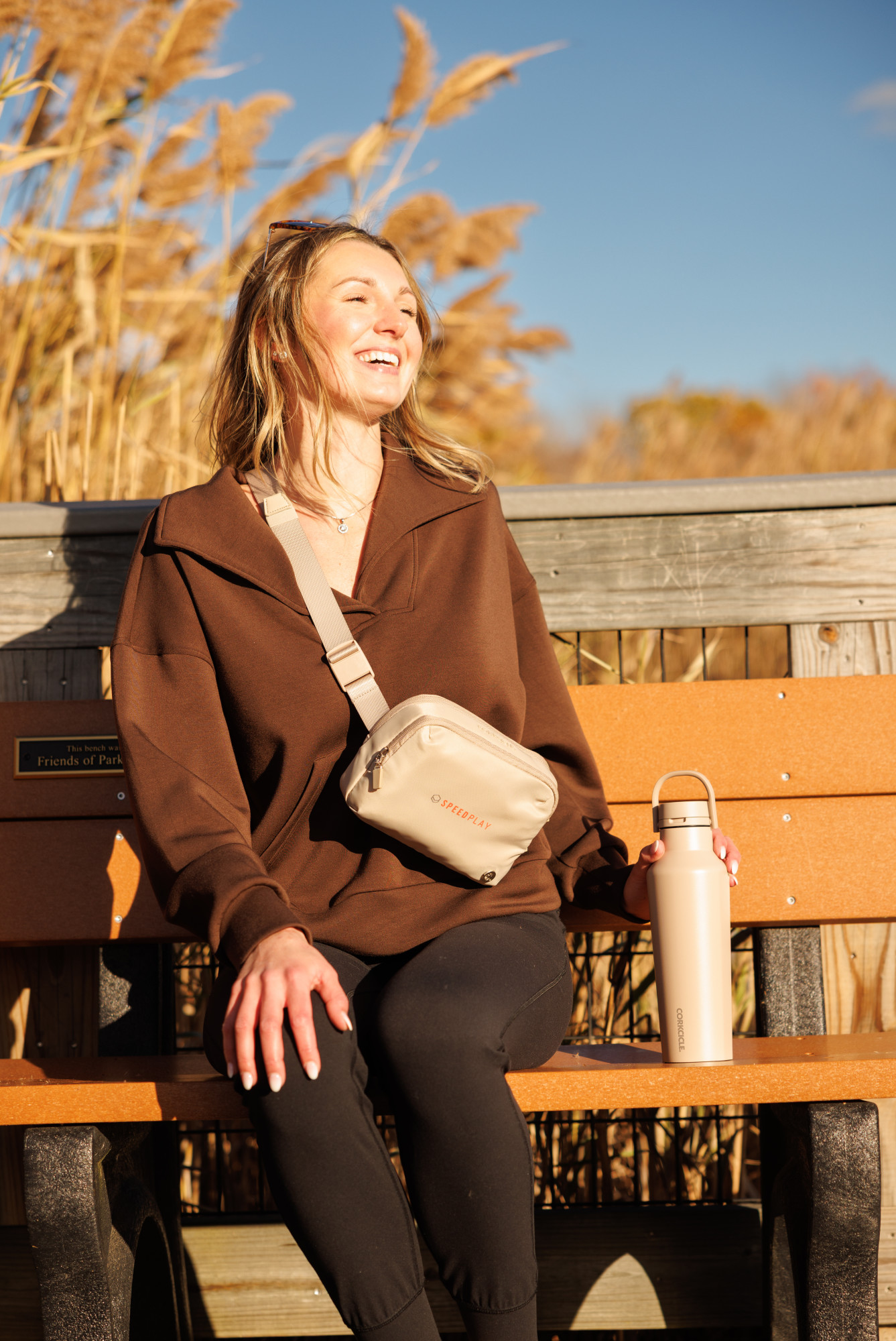 Picture of CORKCICLE Series A Crossbody Belt Bag - Desert