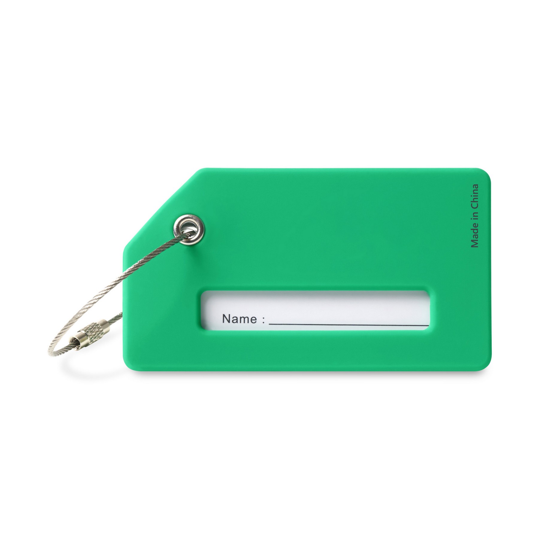 Picture of Silicone Luggage Tag - Kelly Green