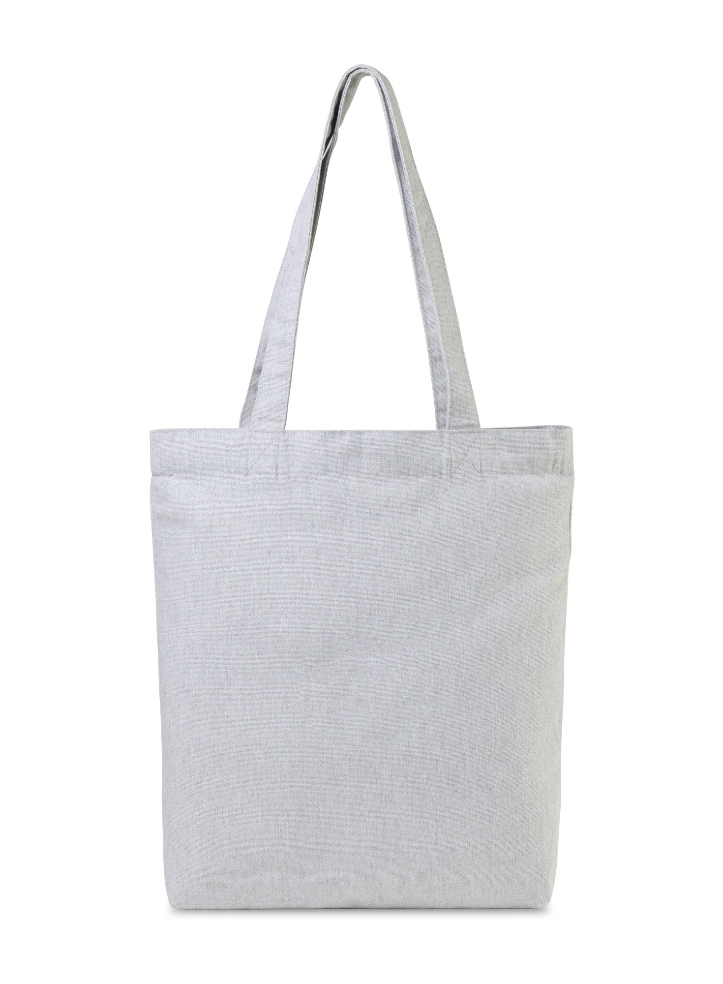 Picture of Recycled Cotton Gusset Bottom Tote - AWARE - Light Grey