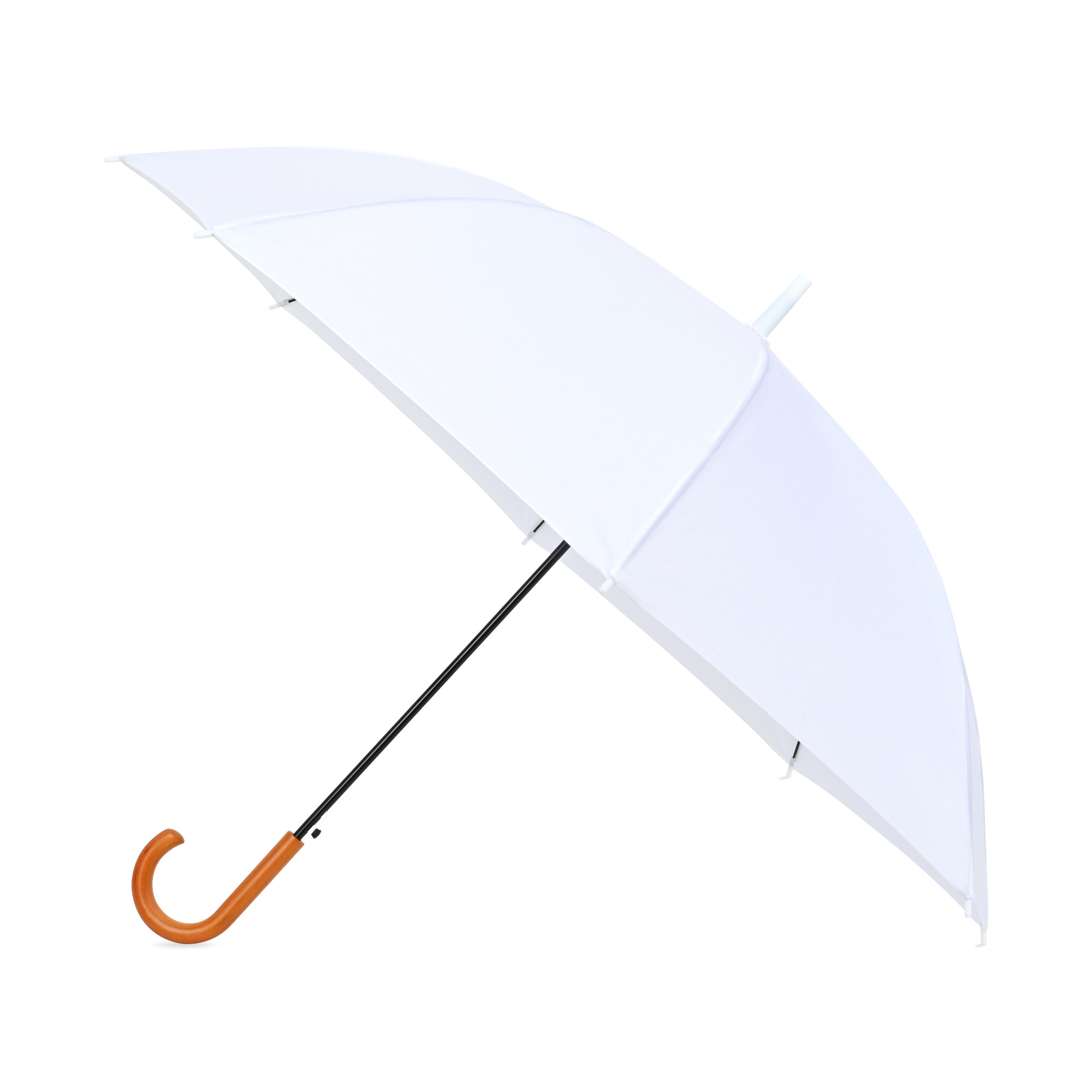 Picture of Elements 50" Recycled rPET Auto Open Hospitality Umbrella - White