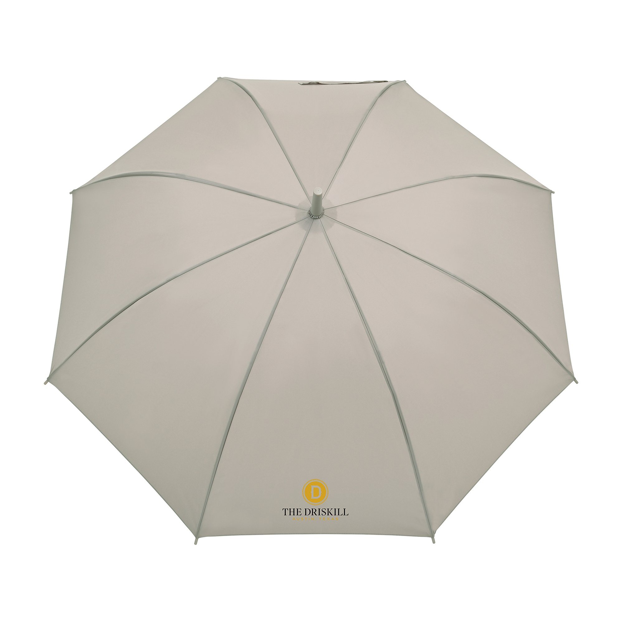 Picture of Elements 50" Recycled rPET Auto Open Hospitality Umbrella - Tan