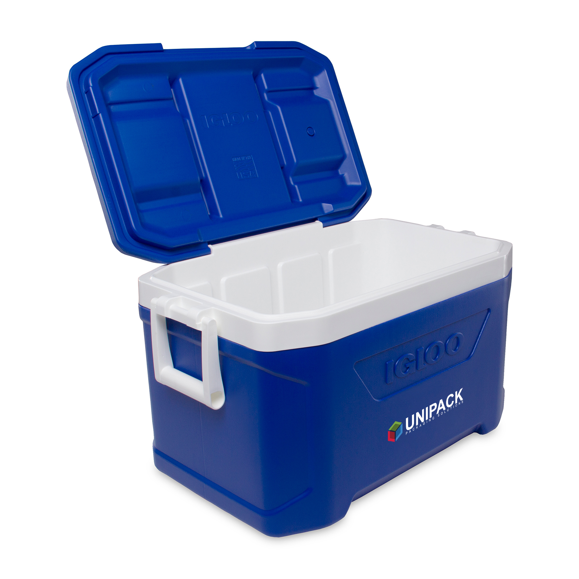 Picture of Igloo Profile II 50 Qt Cooler - White-Majestic Blue