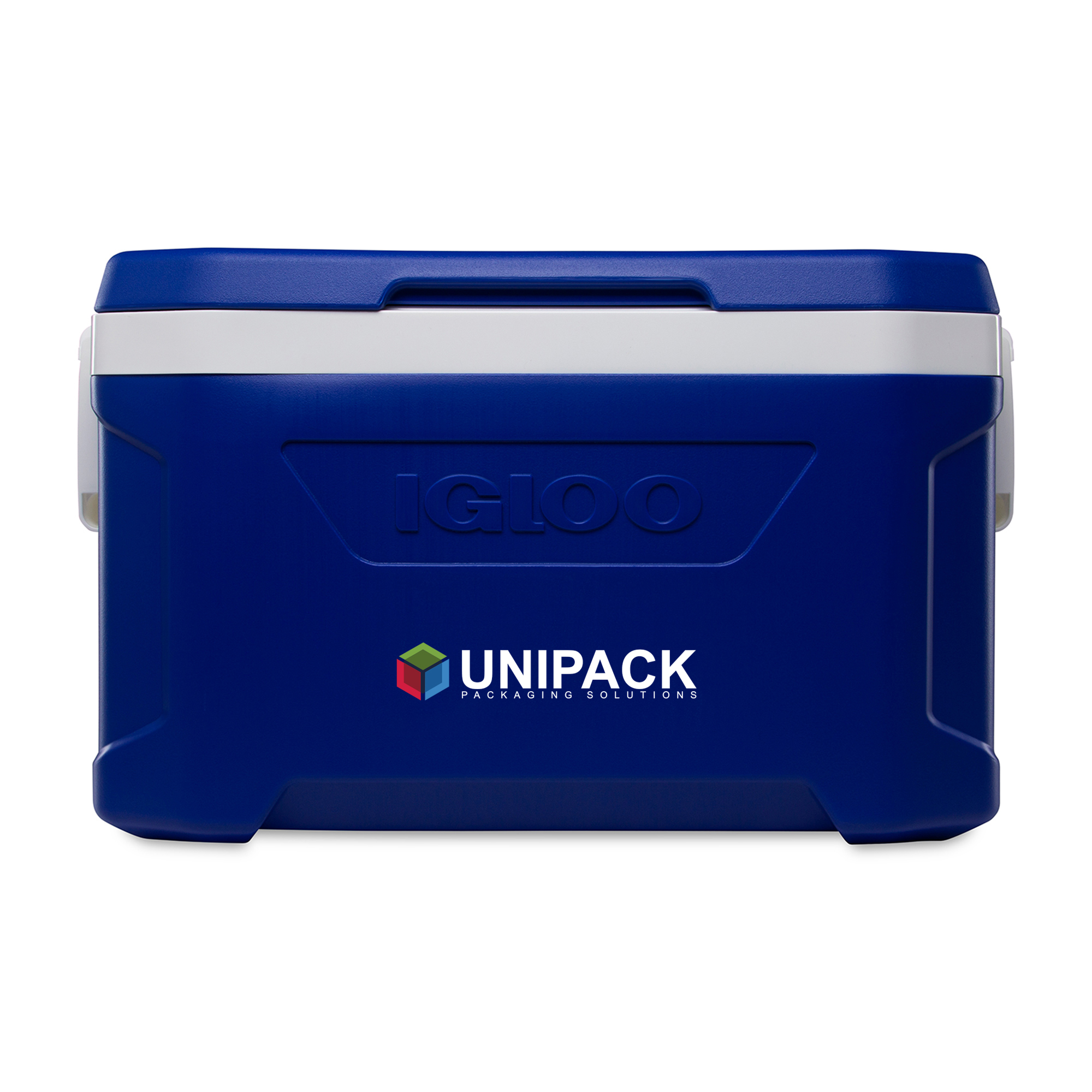 Picture of Igloo Profile II 50 Qt Cooler - White-Majestic Blue