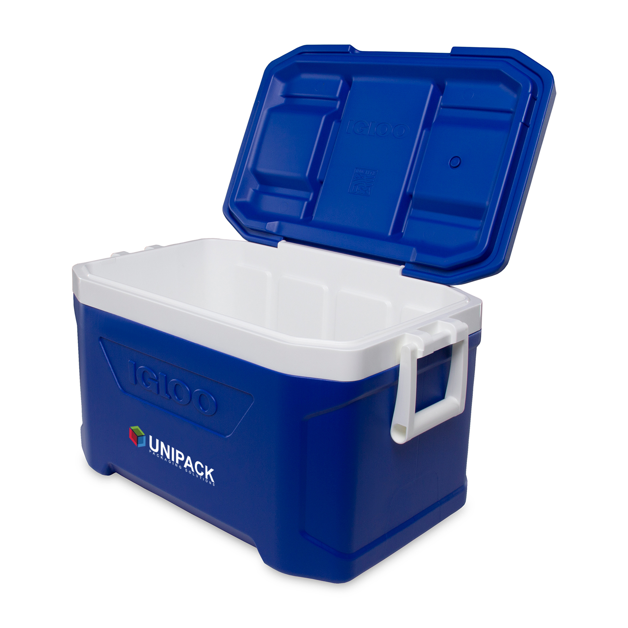 Picture of Igloo Profile II 50 Qt Cooler - White-Majestic Blue