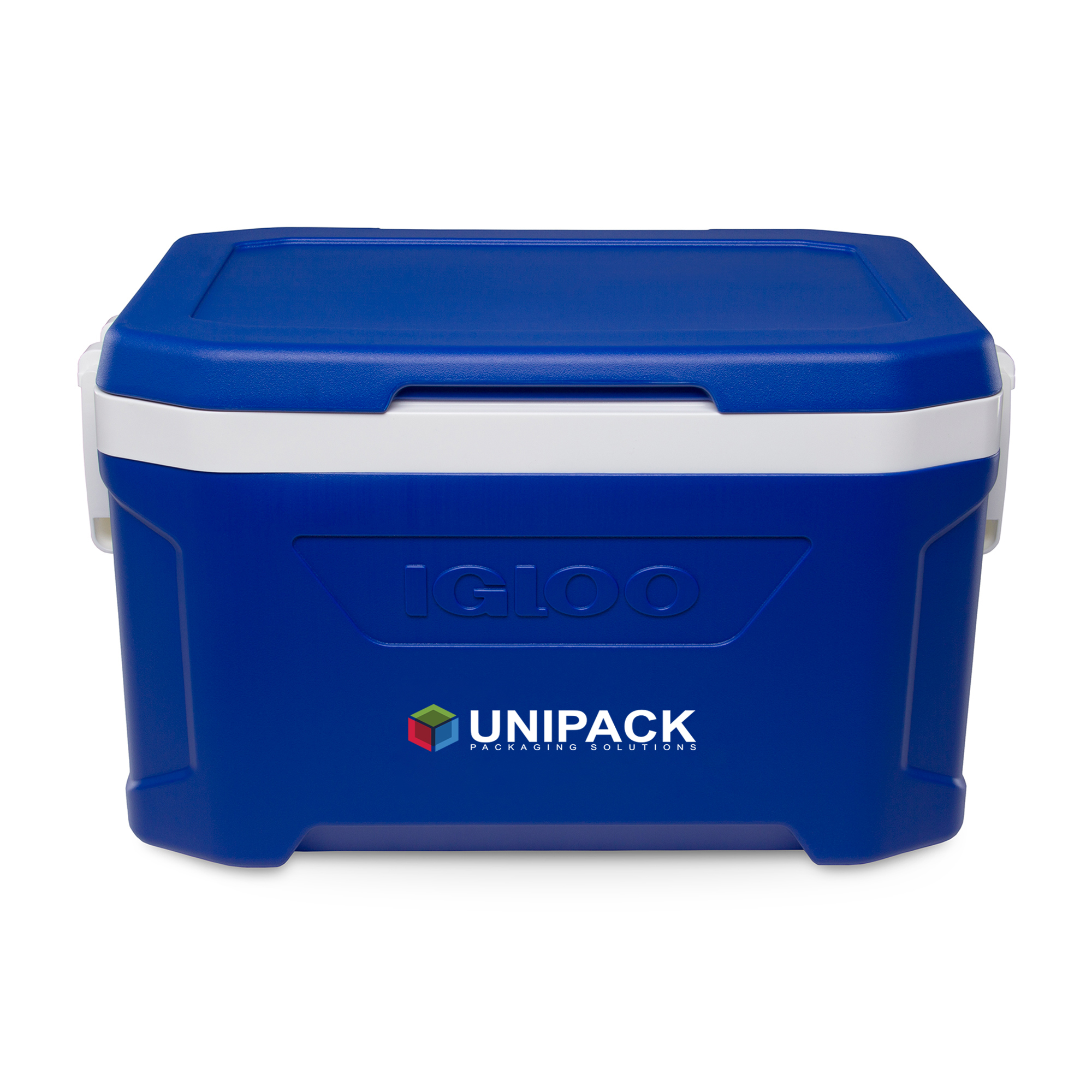 Picture of Igloo Profile II 50 Qt Cooler - White-Majestic Blue