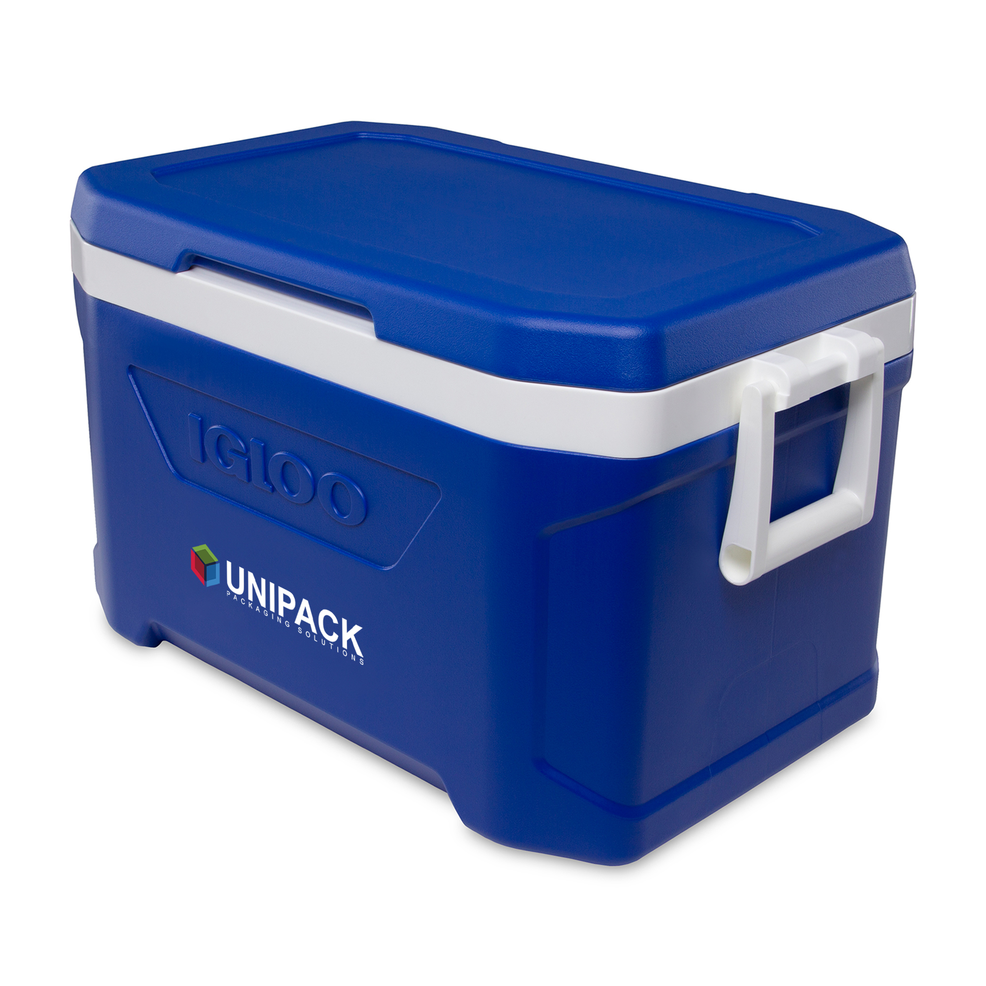 Picture of Igloo Profile II 50 Qt Cooler - White-Majestic Blue