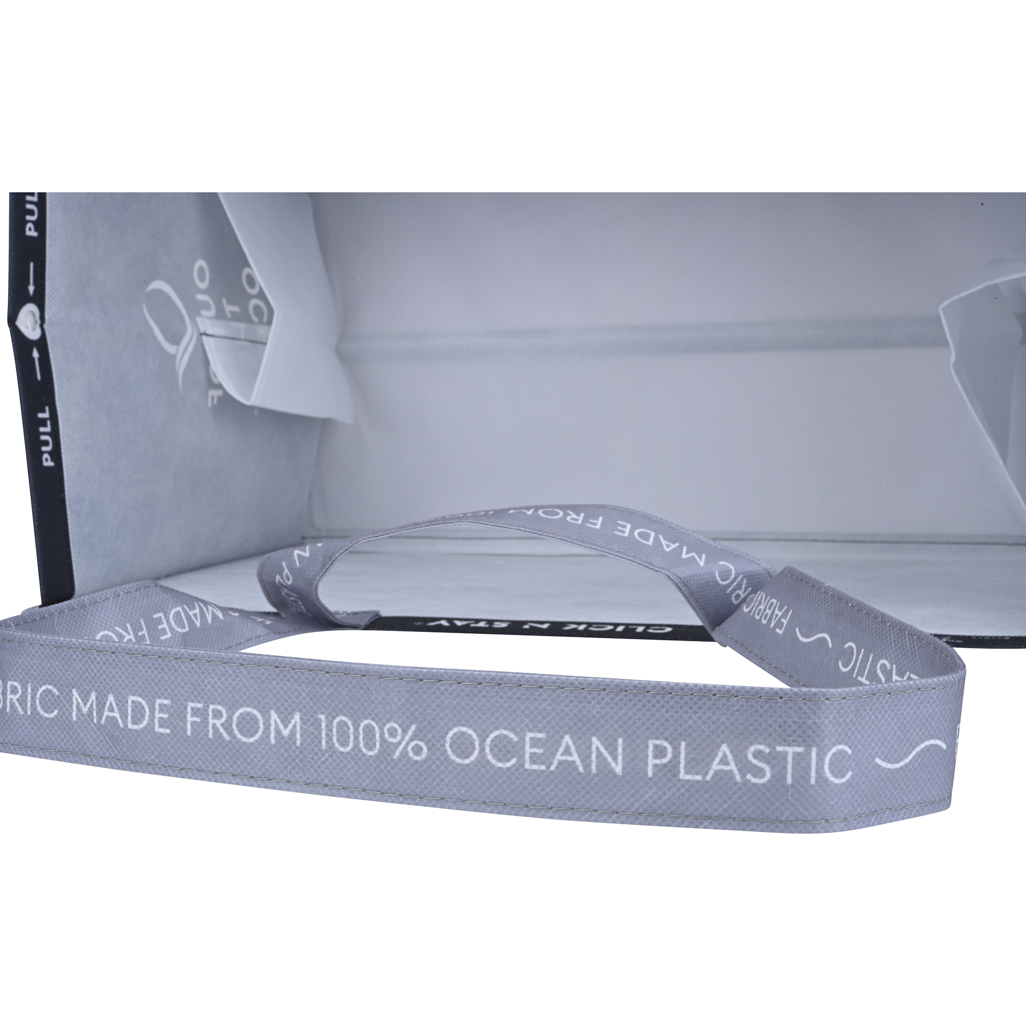 Picture of Out of the Ocean Reusable XL Shopper with Click N' Stay - Black
