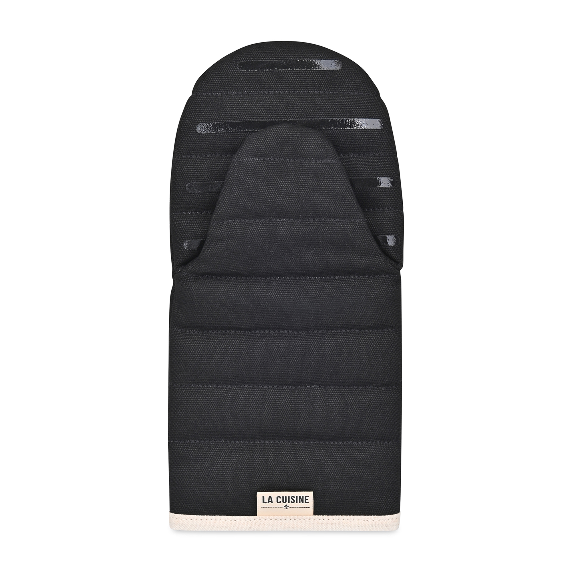 Picture of La Cuisine Recycled Cotton Oven Mitt - AWARE - Black