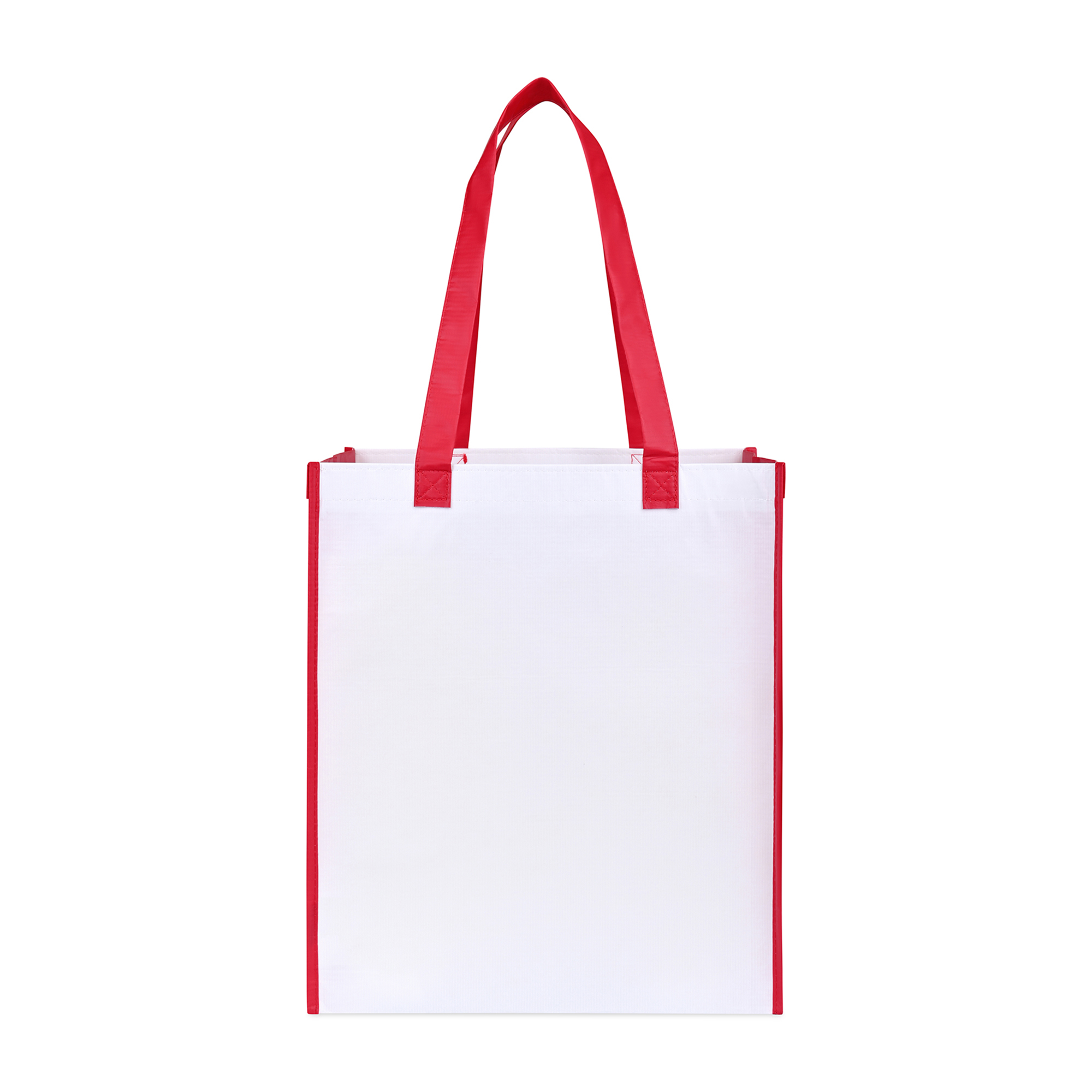 Picture of Harlow Laminated Recycled Non-Woven Shopper - Red