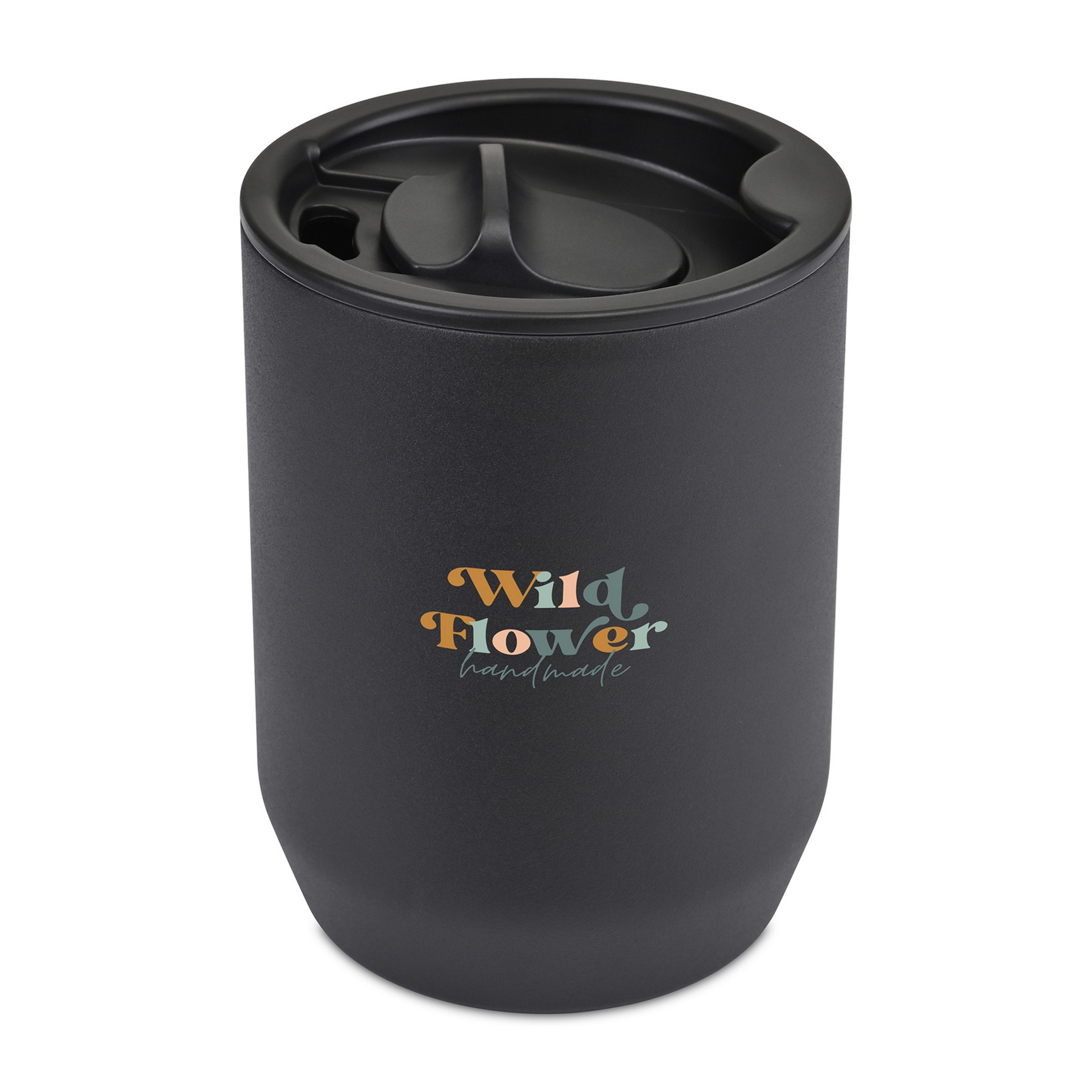 Picture of Aviana Rowan Recycled Stainless Steel Wine Tumbler - 15 Oz. - Black