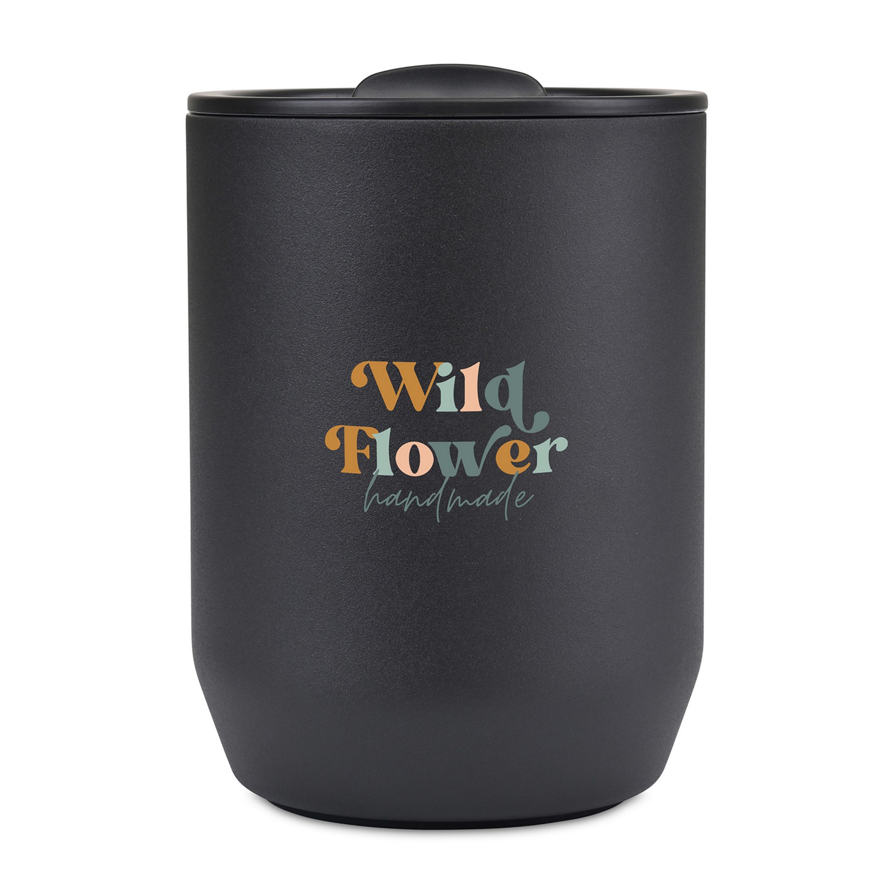 Picture of Aviana Rowan Recycled Stainless Steel Wine Tumbler - 15 Oz. - Black