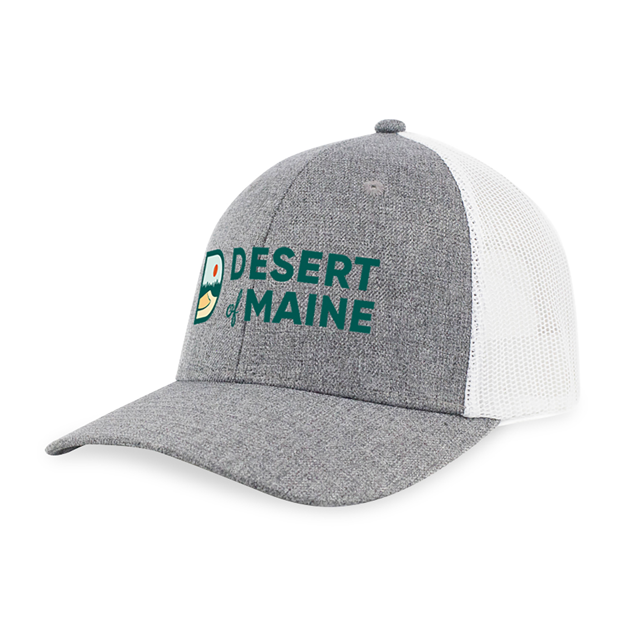 Picture of Merrimack Hat Co. Colt Trucker - Melange Grey-White