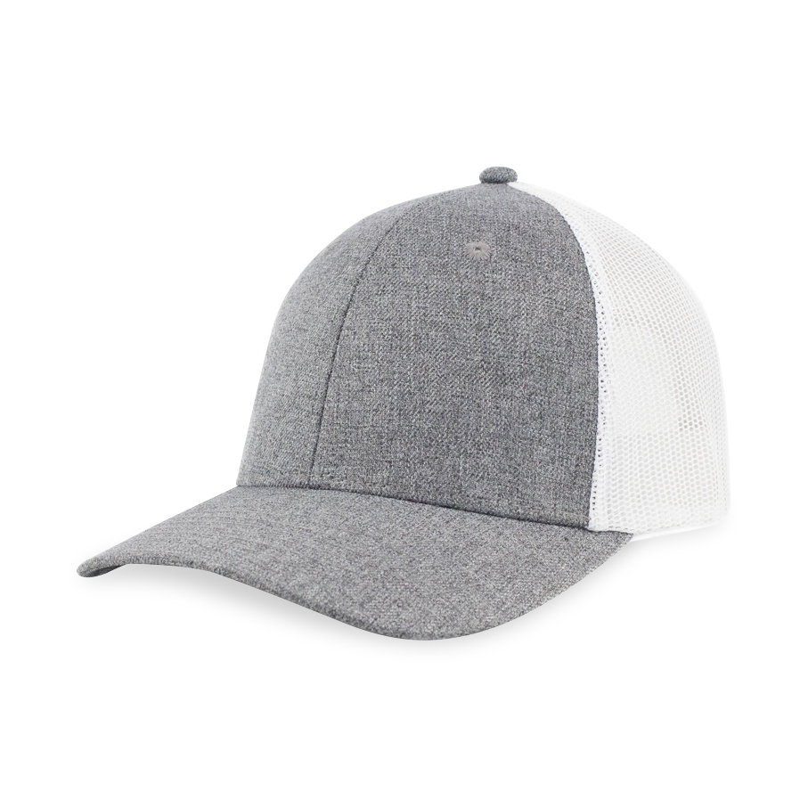 Picture of Merrimack Hat Co. Colt Trucker - Melange Grey-White