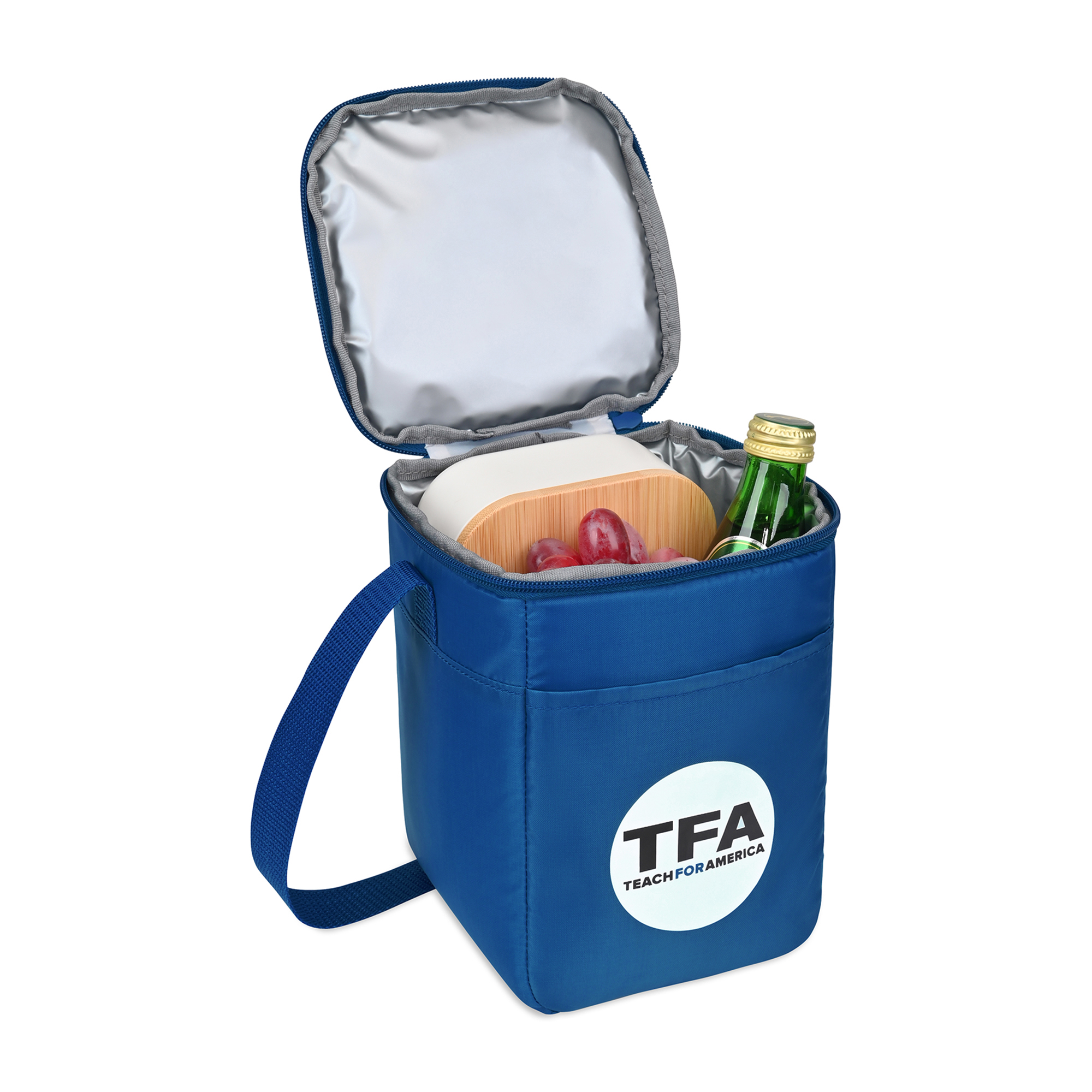 Picture of Arlo Recycled rPET 6 Can Lunch Cooler - Royal Blue