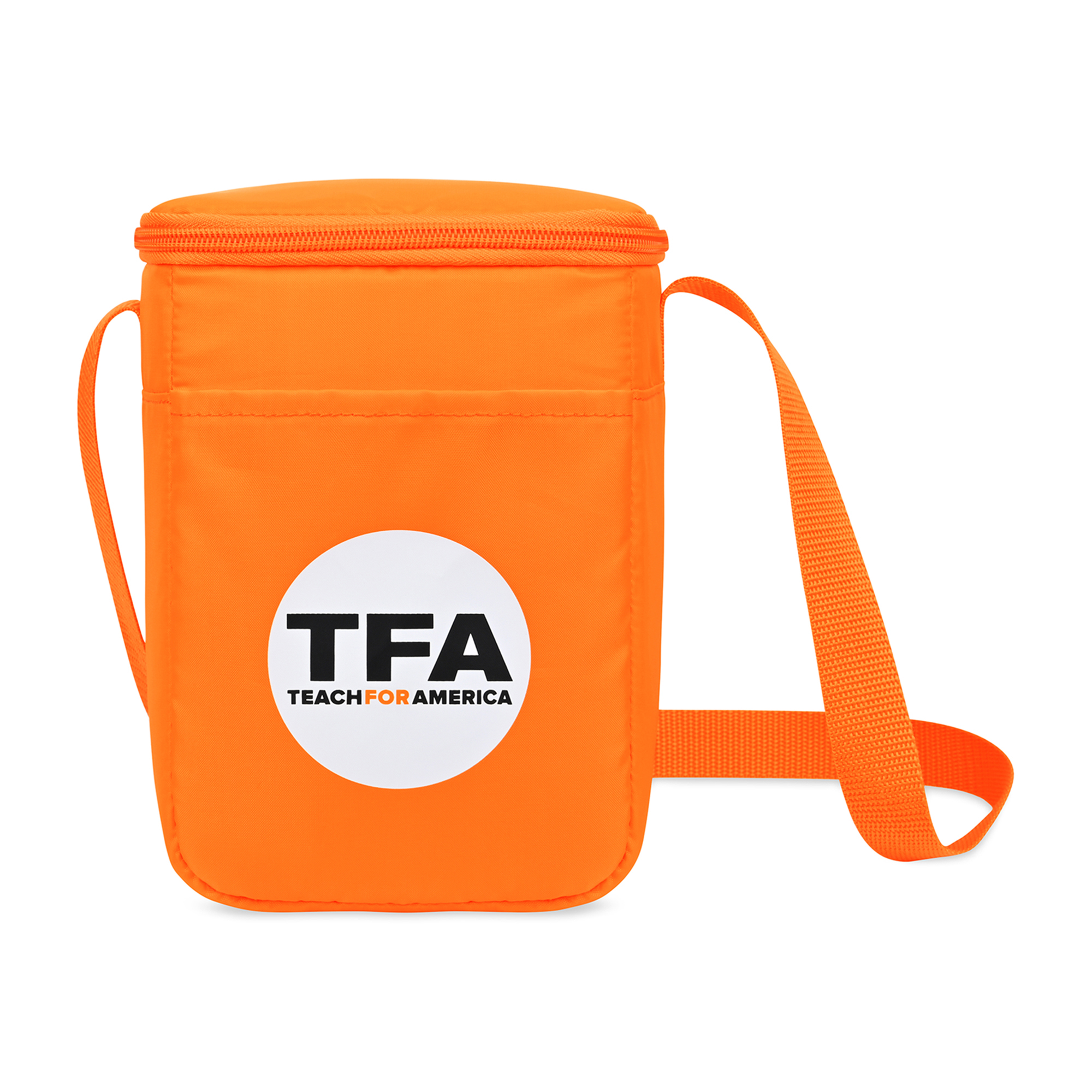 Picture of Arlo Recycled rPET 6 Can Lunch Cooler - Orange