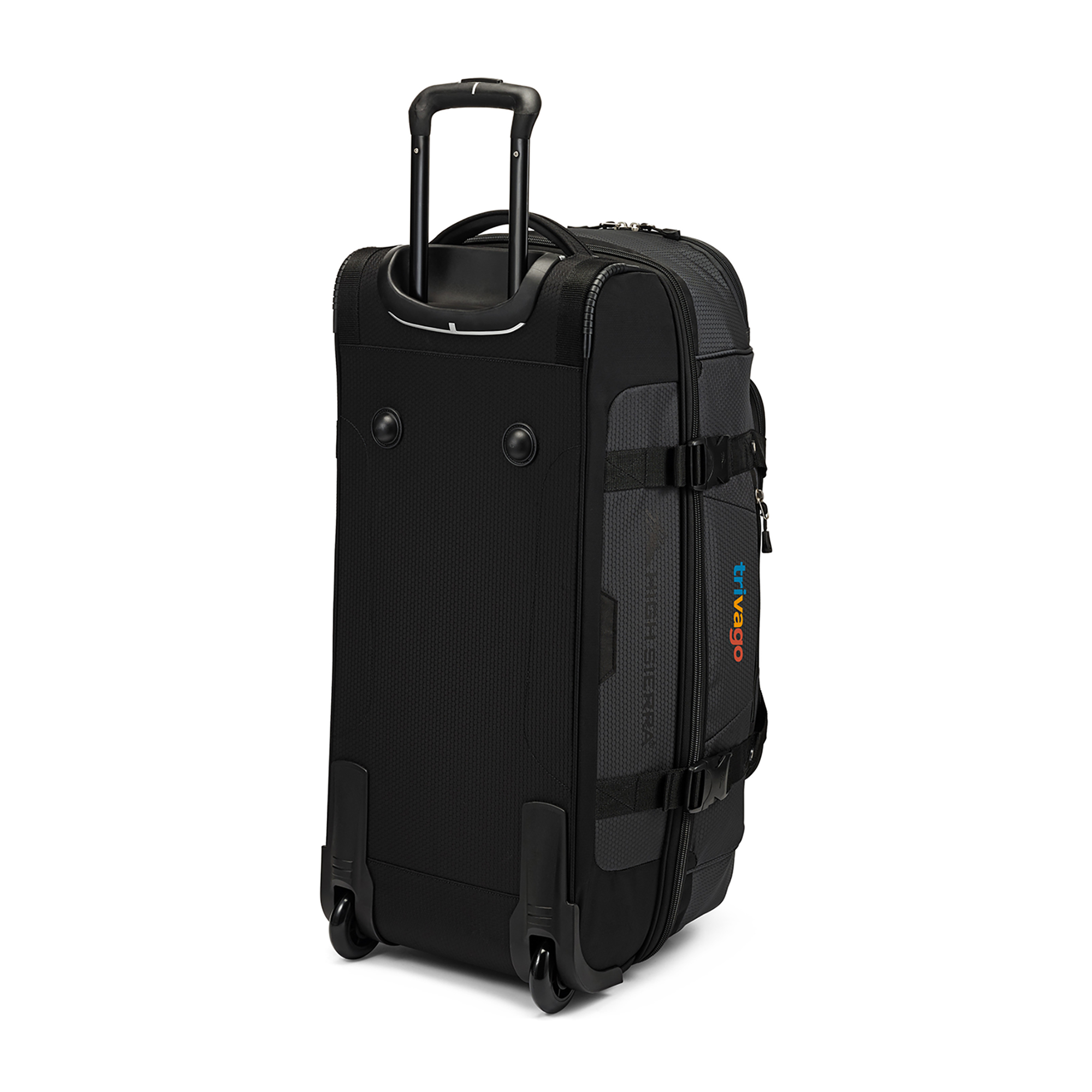 Picture of High Sierra Fairlead 28" Drop Bottom Wheeled Duffel - Mercury-Black