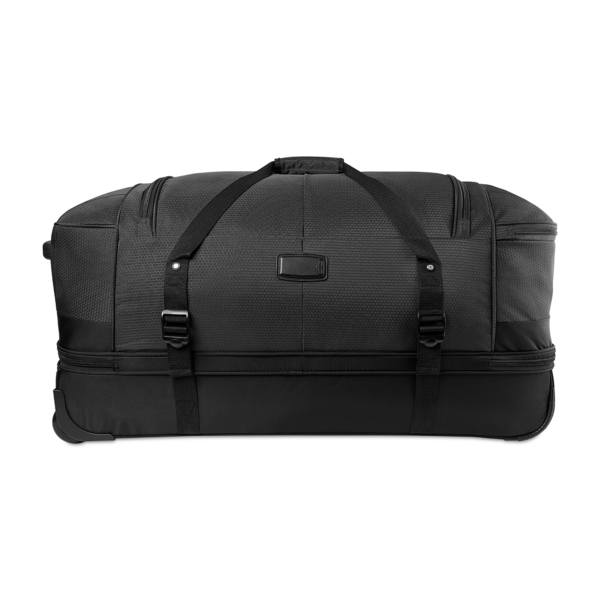 Picture of High Sierra Fairlead 34" Drop Bottom Wheeled Duffel - Mercury-Black