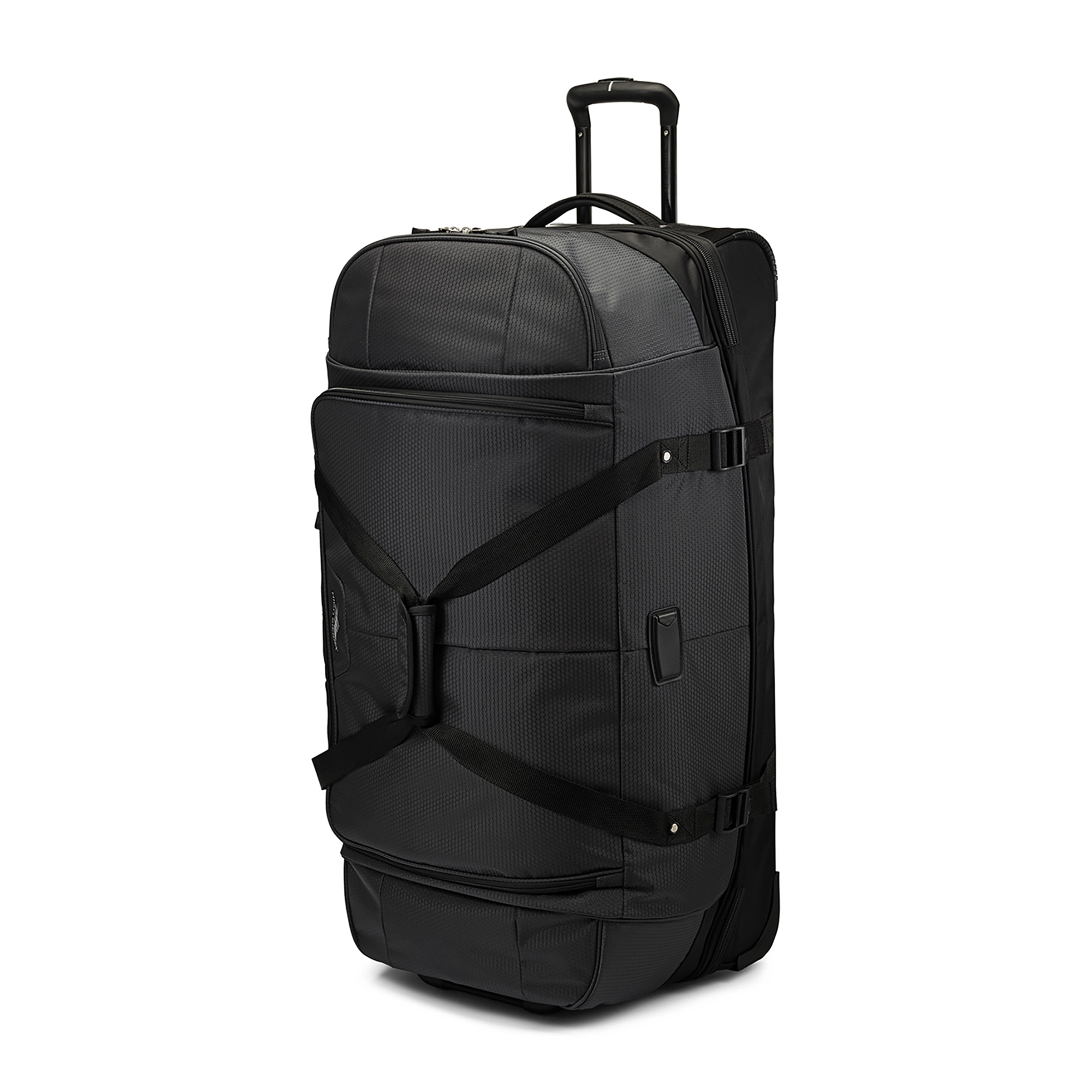 Picture of High Sierra Fairlead 34" Drop Bottom Wheeled Duffel - Mercury-Black