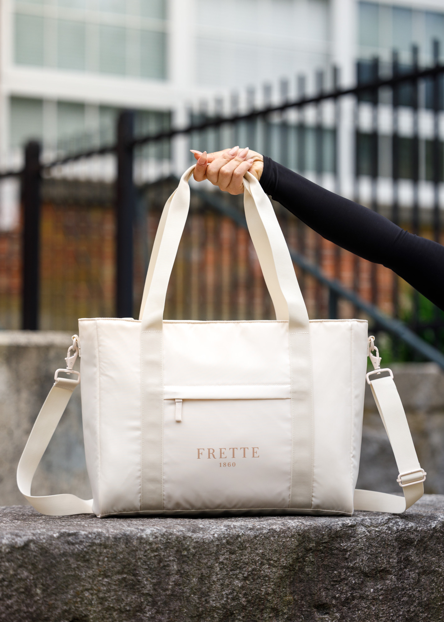 Picture of Skyler Recycled rPET Work to Weekend Laptop Tote - Birch