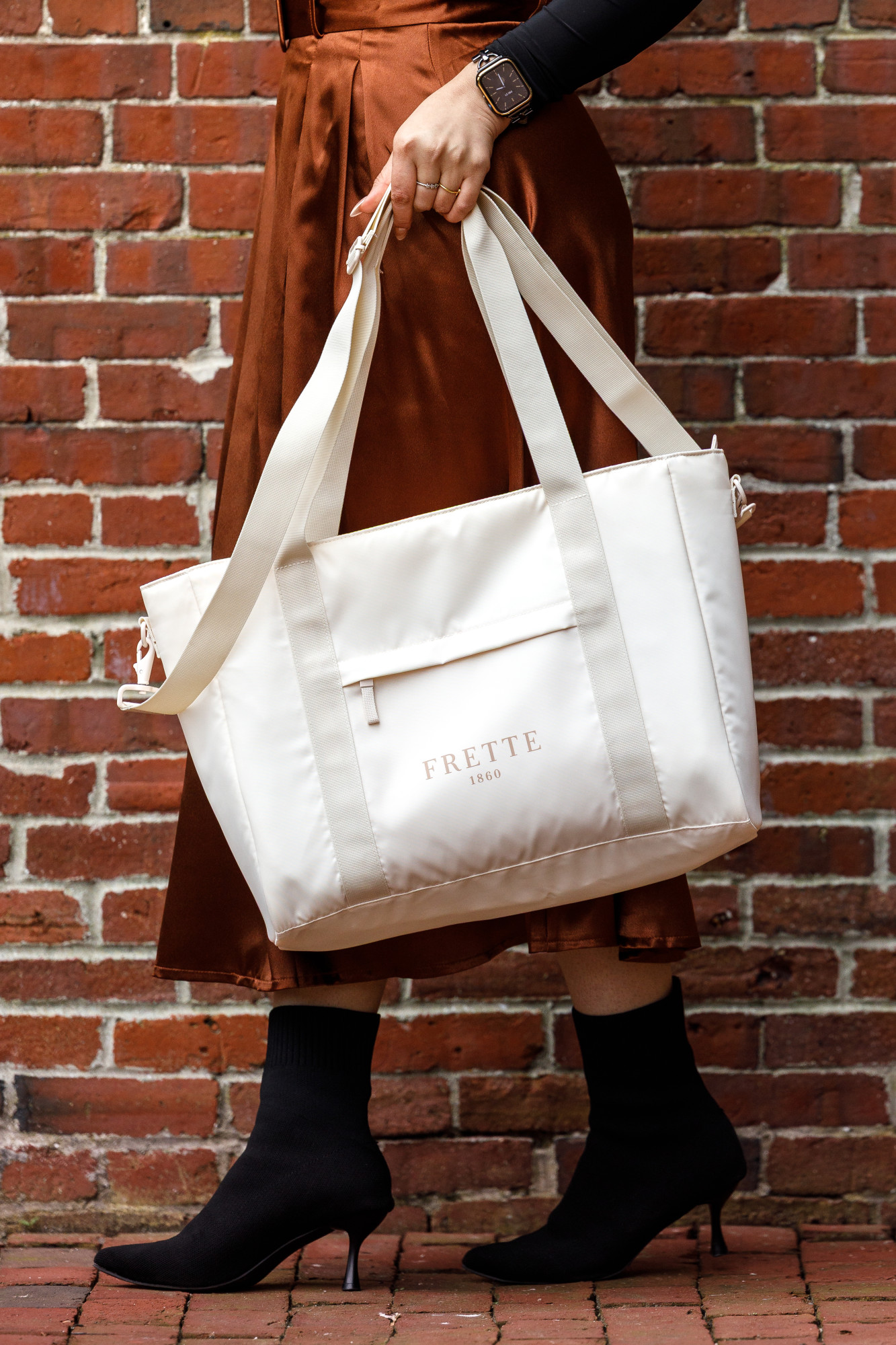 Picture of Skyler Recycled rPET Work to Weekend Laptop Tote - Birch