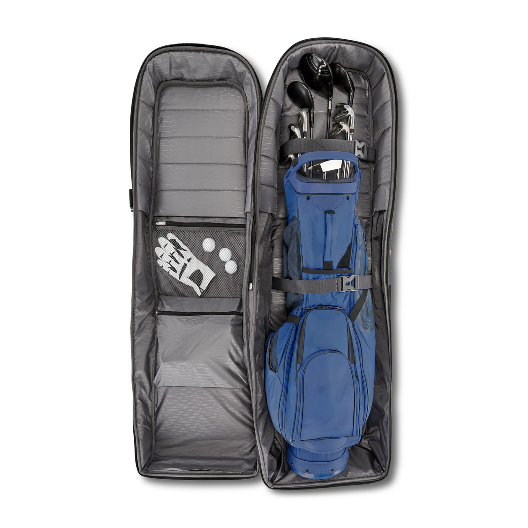Picture of Samsonite Softside Travel Golf Bag with Luggage Tag - Black