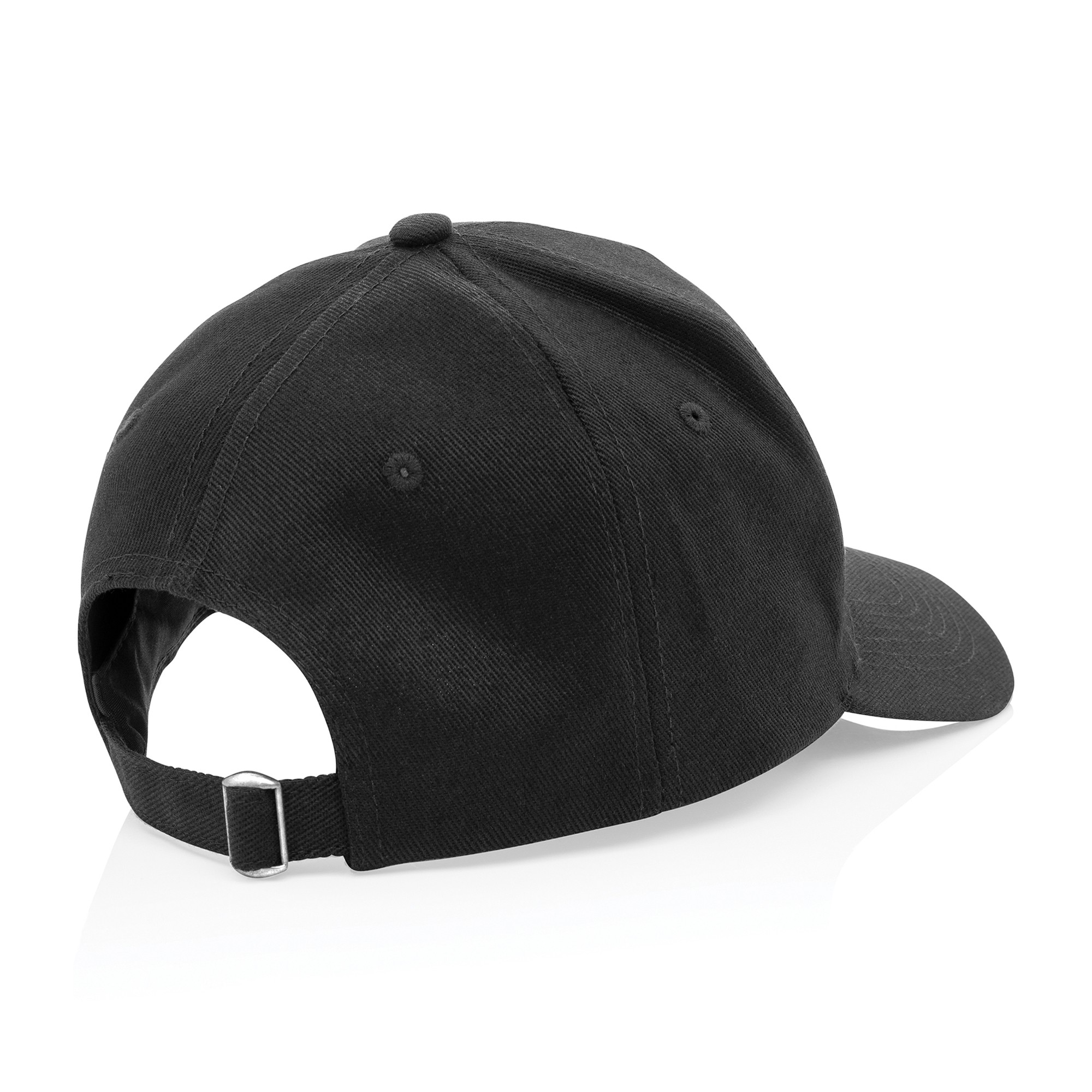 Picture of Impact 5 Panel 280gr Recycled Cotton Cap - AWARE - Black