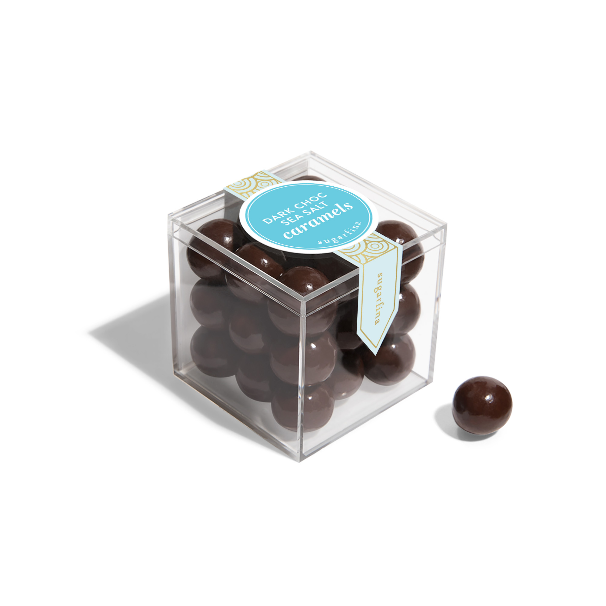 Picture of Sugarfina Sea Salt Caramels Candy Cube Gift Bag - Natural