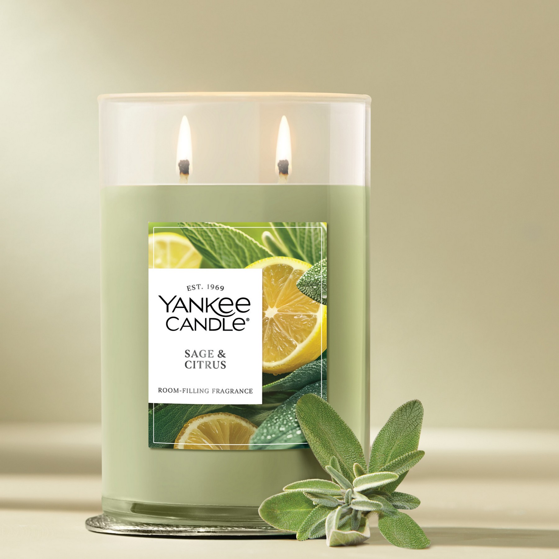 Picture of Yankee Candle Large Tumbler Candle - Sage and Citrus