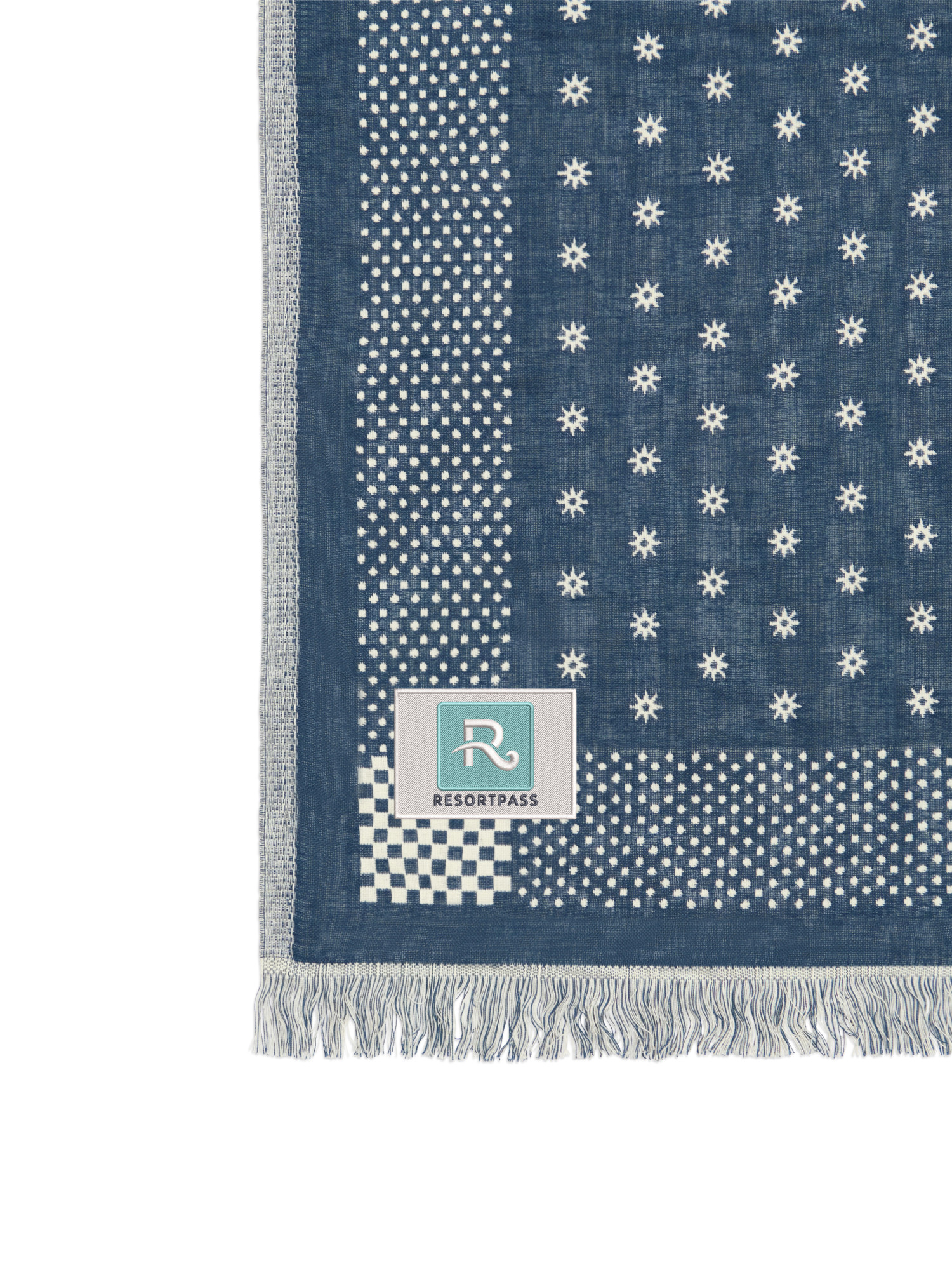 Picture of Slowtide Driftweave Turkish Towel - Shogun Indigo
