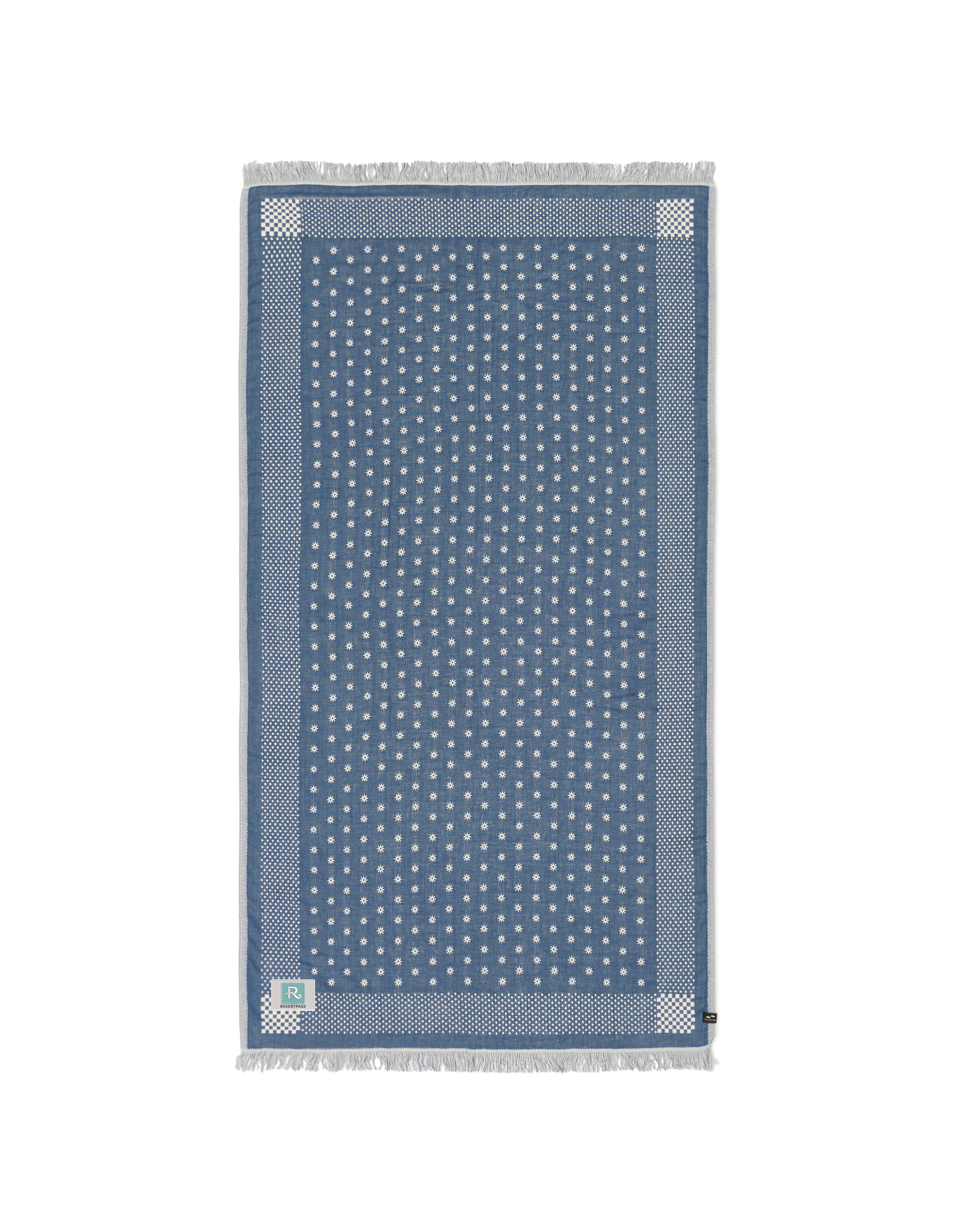 Picture of Slowtide Driftweave Turkish Towel - Shogun Indigo