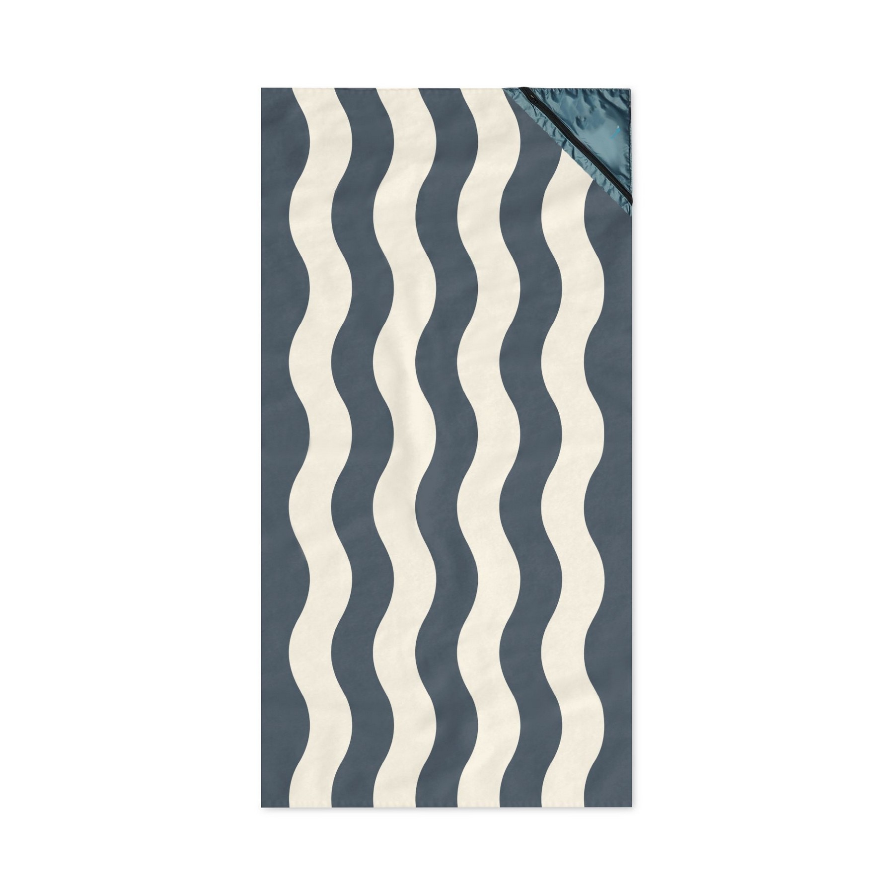 Picture of Slowtide Stripe Pocket Beach Towel - Grey