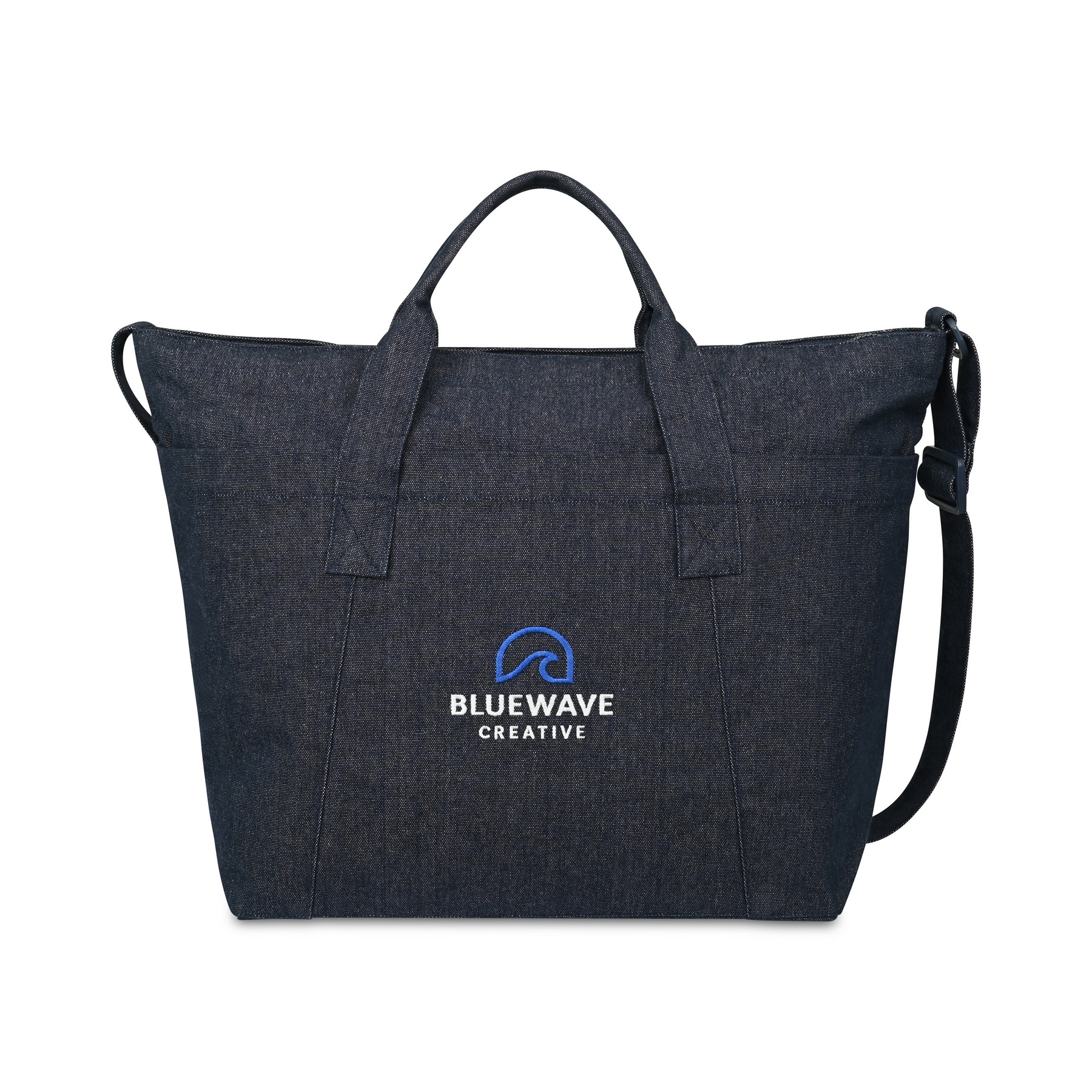 Picture of Recycled Cotton Weekender Tote - AWARE - Indigo Denim