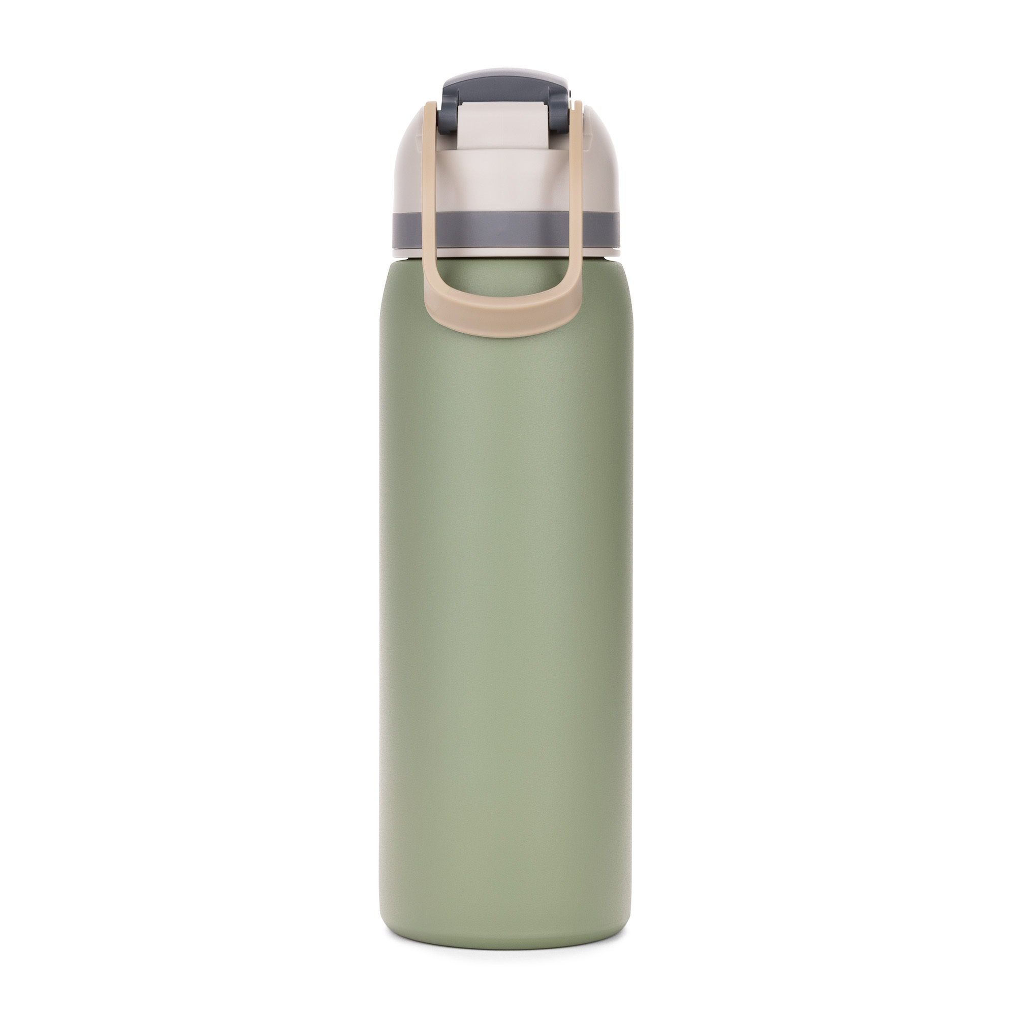 Picture of 27 Oz. Three-Toned Stainless Steel Straw Bottle