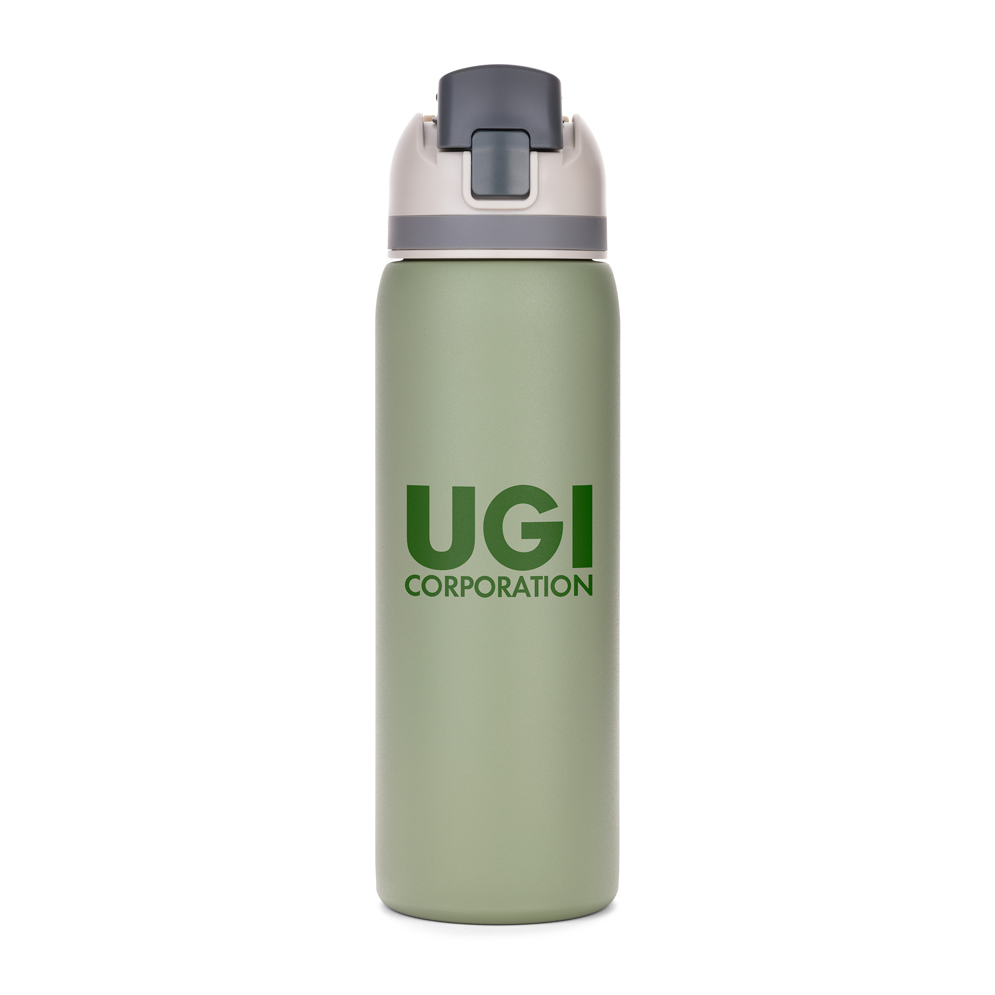 Picture of 27 Oz. Three-Toned Stainless Steel Straw Bottle