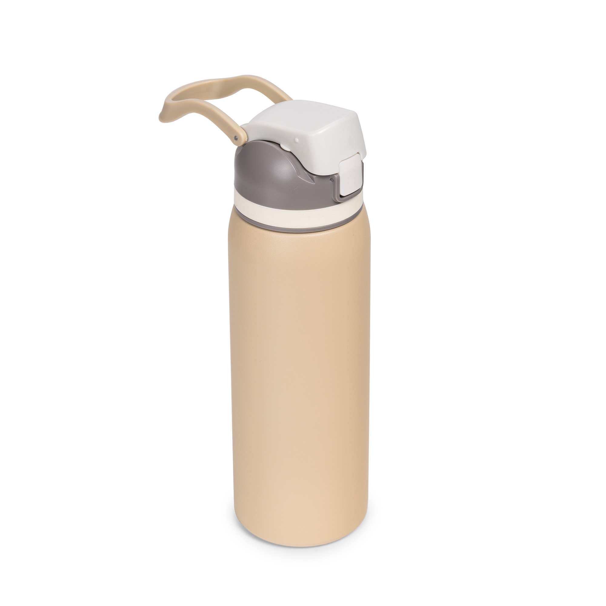 Picture of 27 Oz. Three-Toned Stainless Steel Straw Bottle