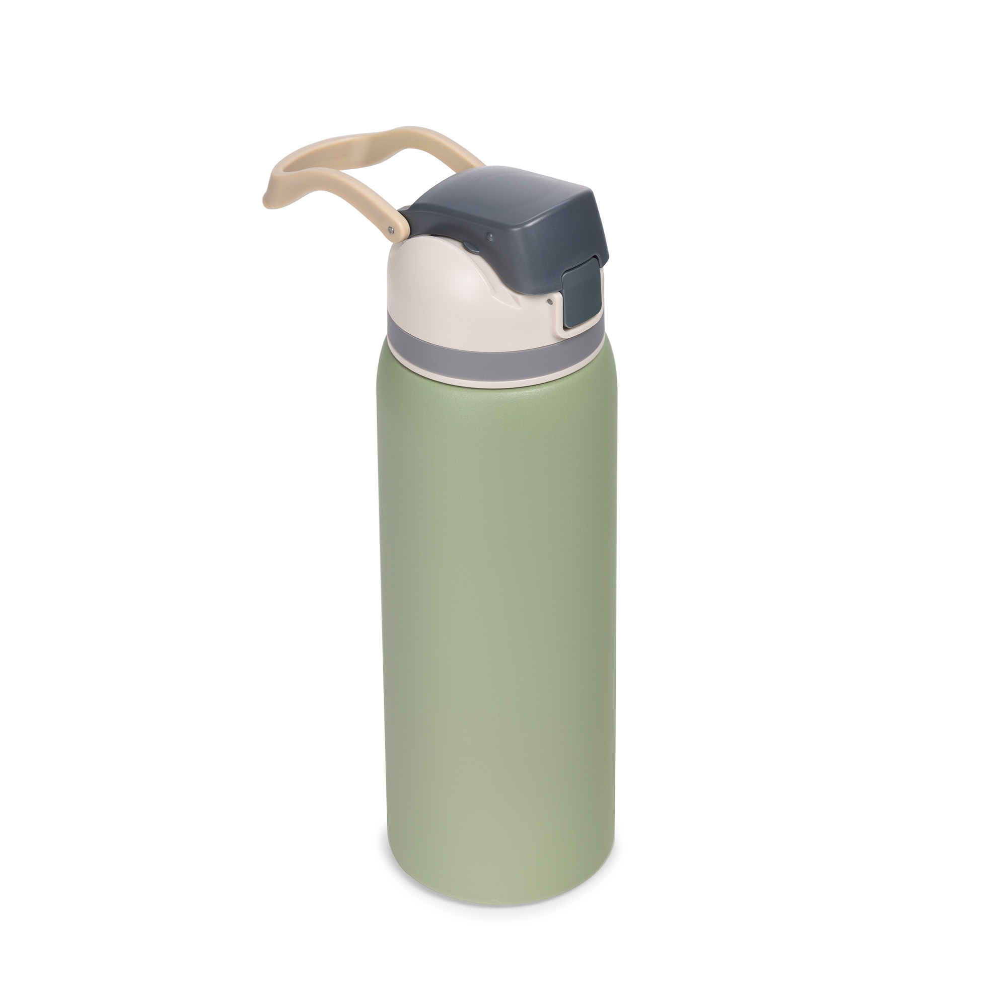 Picture of 27 Oz. Three-Toned Stainless Steel Straw Bottle